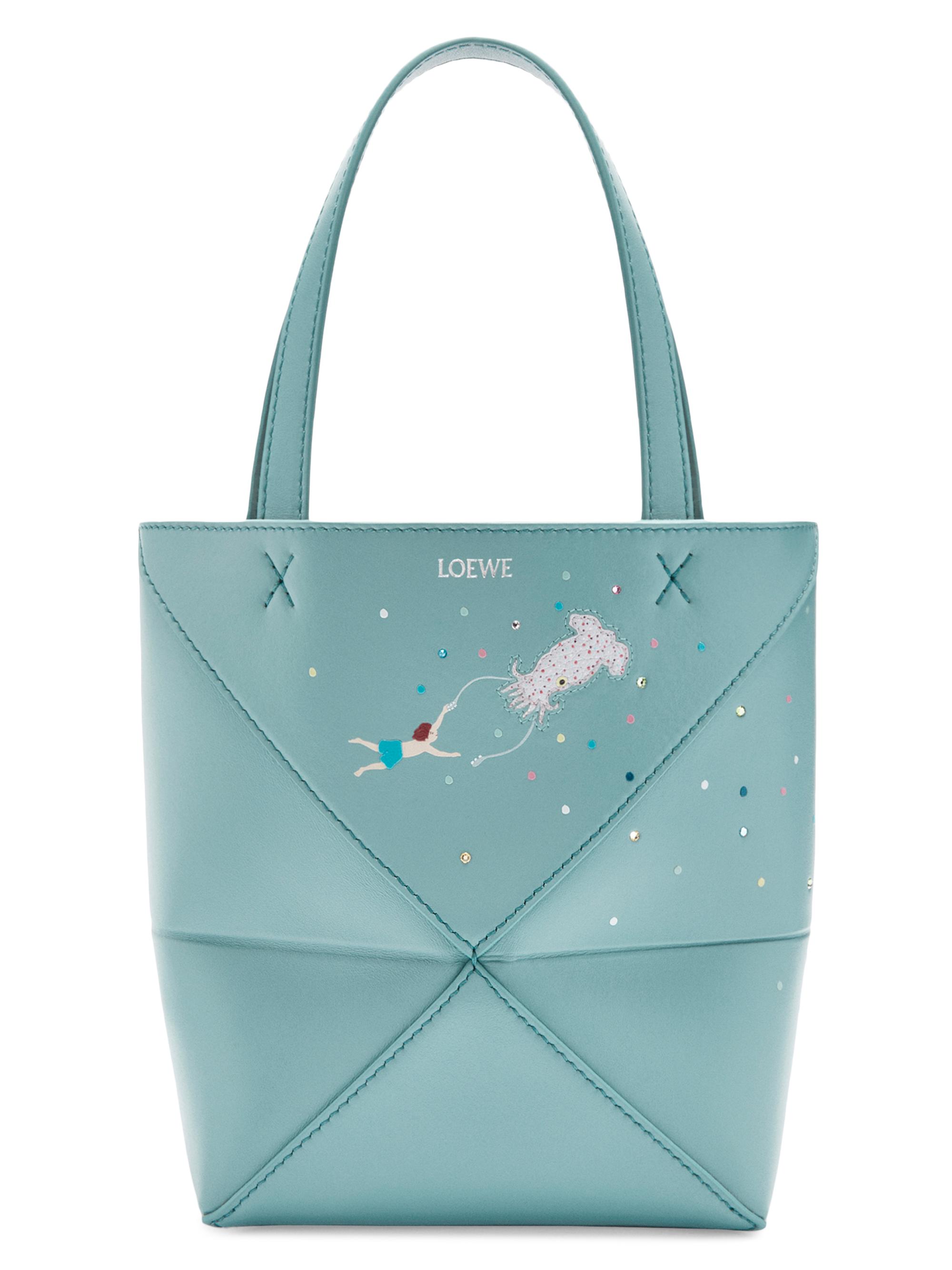 バッグ Loewe X SUNA FUJITA Shiny Calfskin Mini Octopus Puzzle Edge Bag