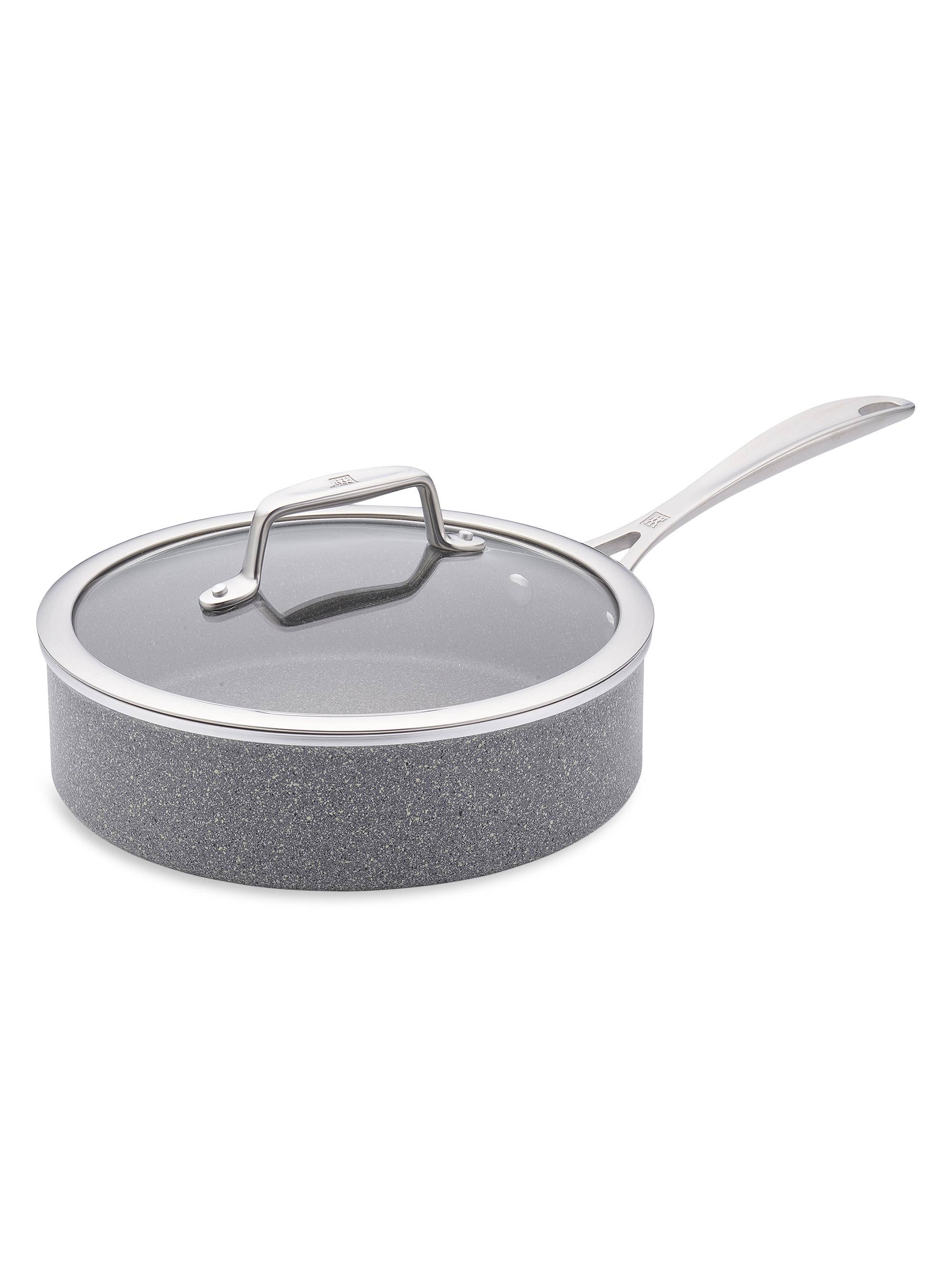 ZWILLING J.A. Henckels Vitale 3 Quart Aluminum Nonstick Sauté Pan with Lid - Grey
