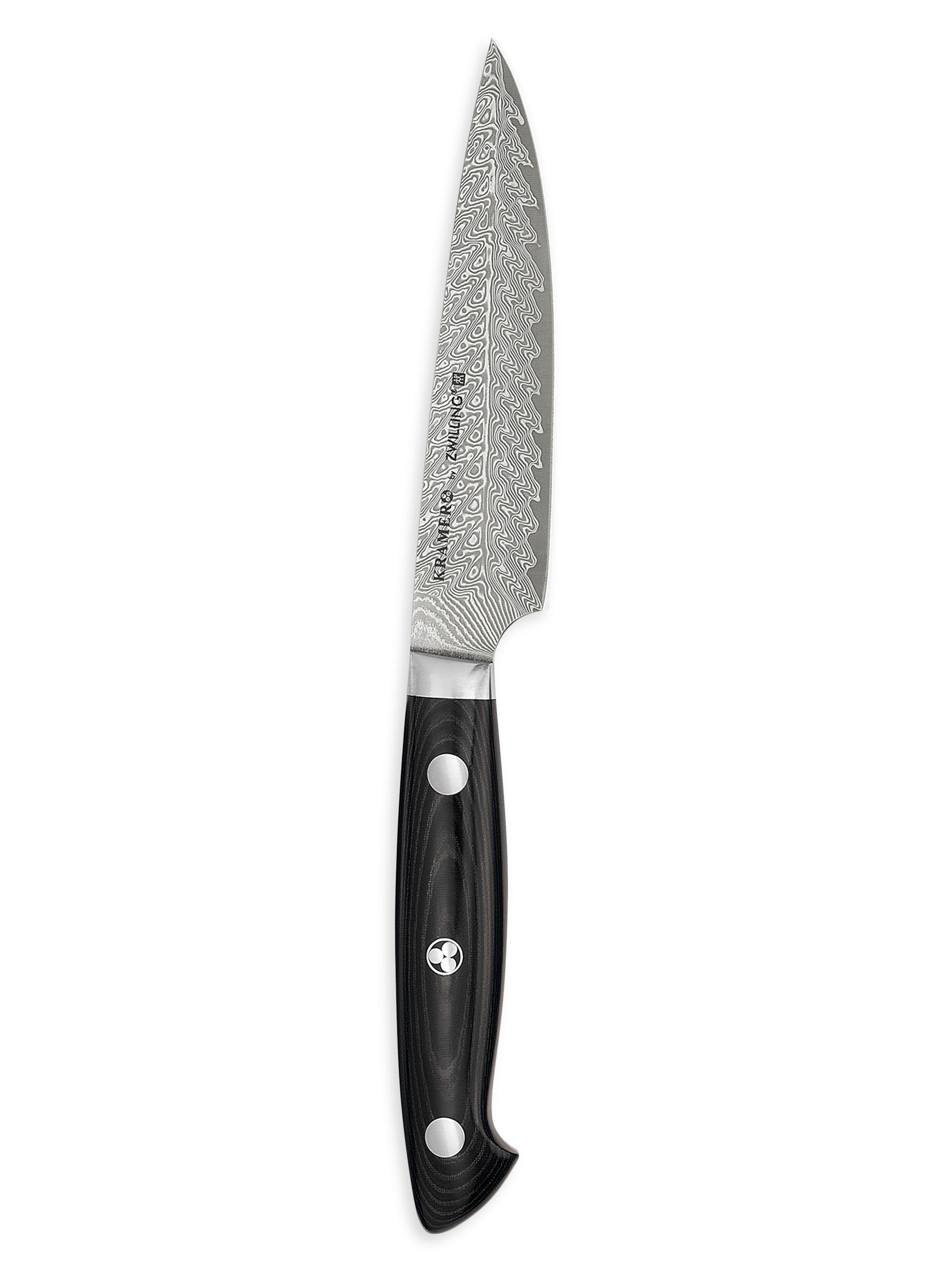 ZWILLING J.A. Henckels Bob Kramer Euroline Damascus Collection 5''Utility Knife - Black
