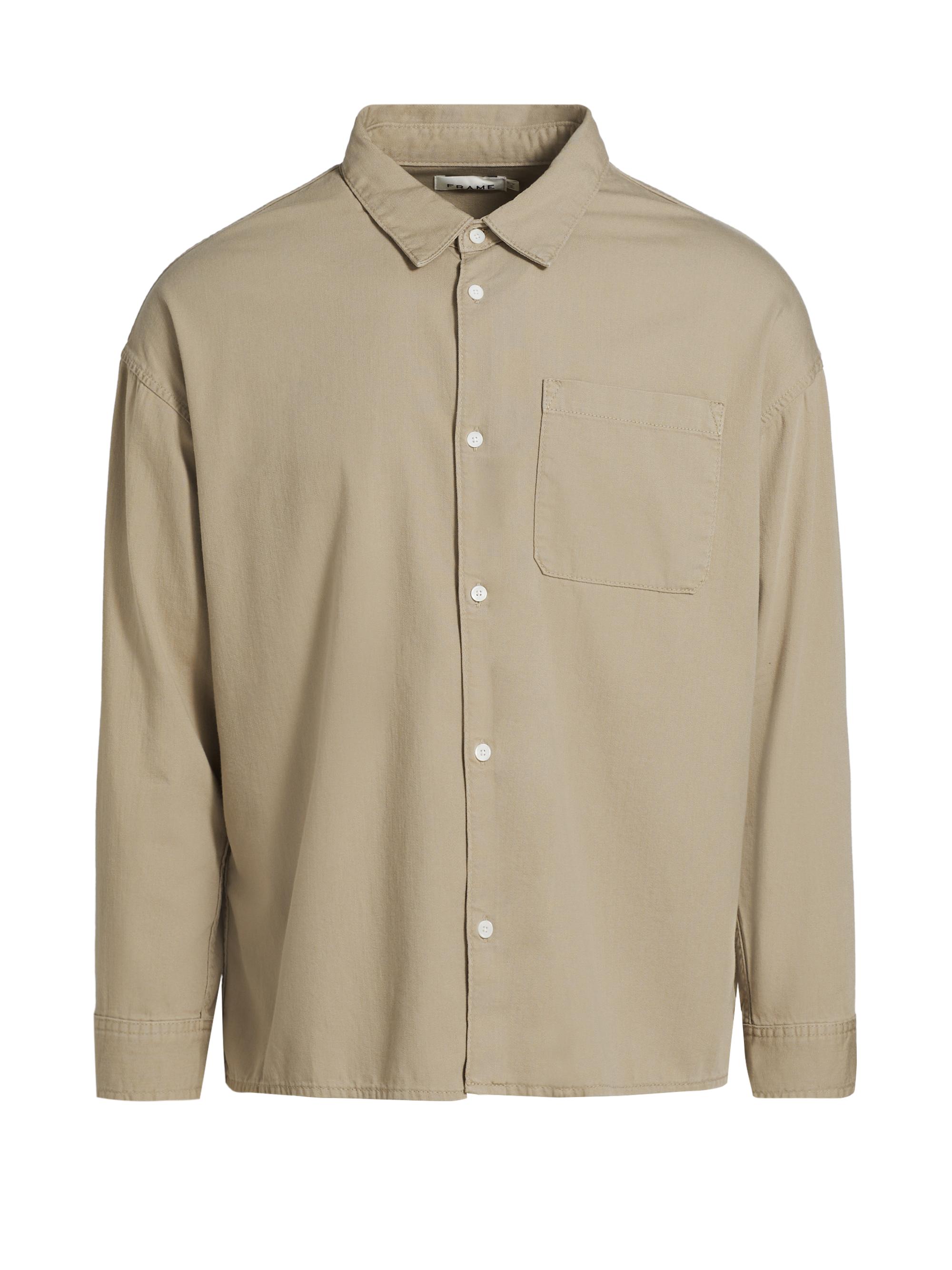 Frame Men's Relaxed Denim Button-Front Shirt - Dusty Sage