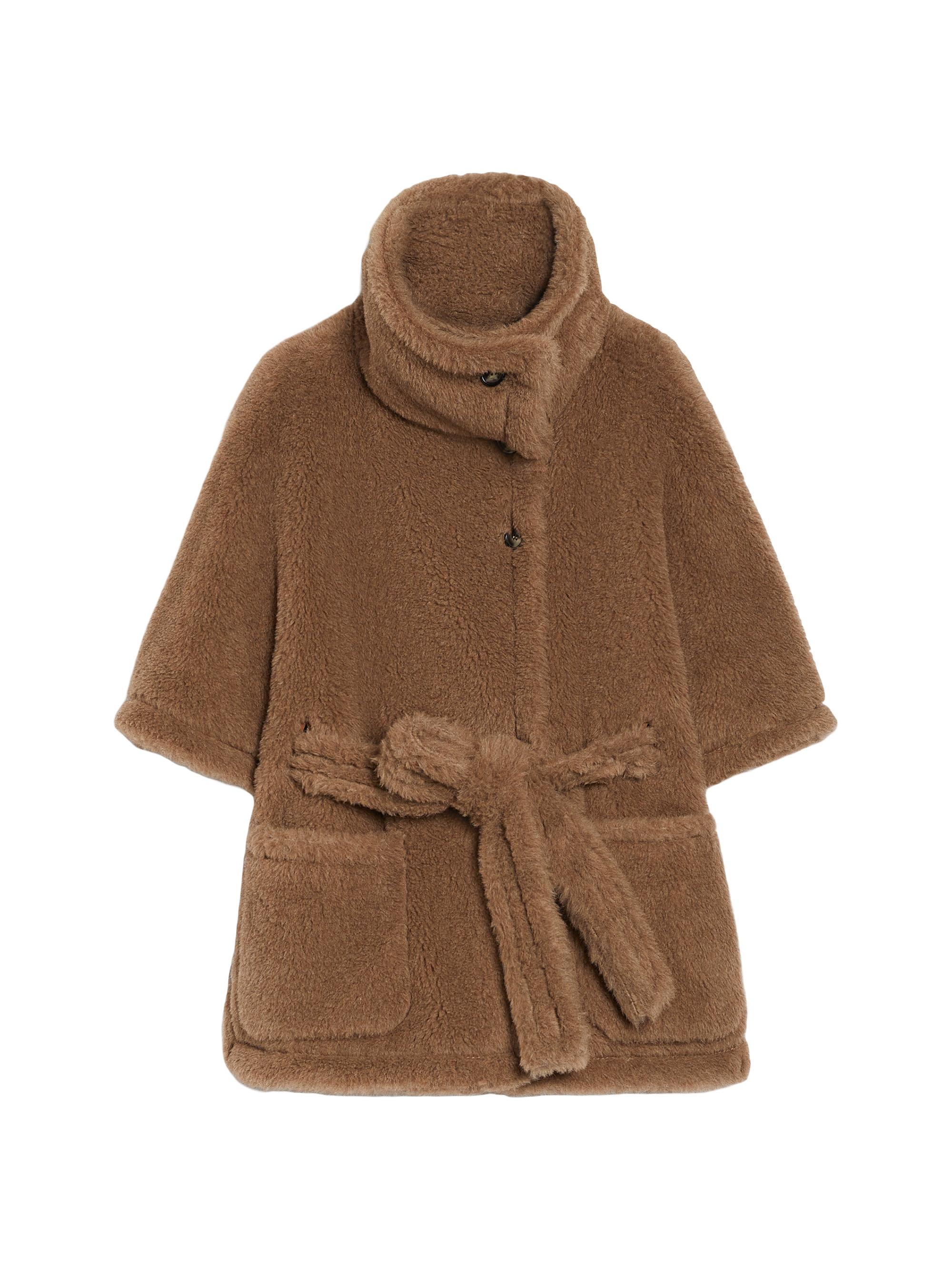 Max Mara Women's Amato Alpaca & Cashmere-Blend Hooded Cape - Colonial