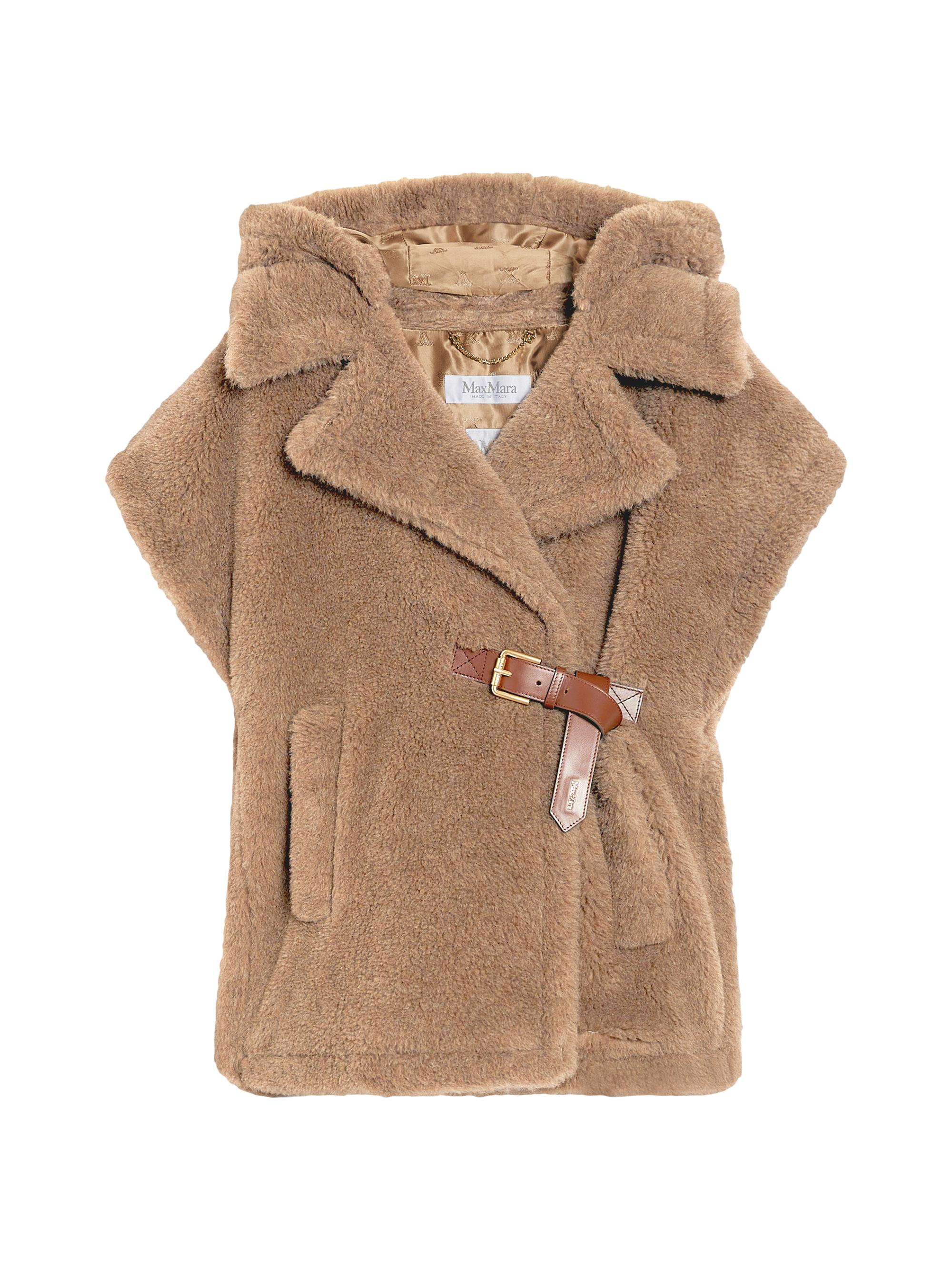 Max Mara Women's Alpaca-Blend Hooded Cape - Albino