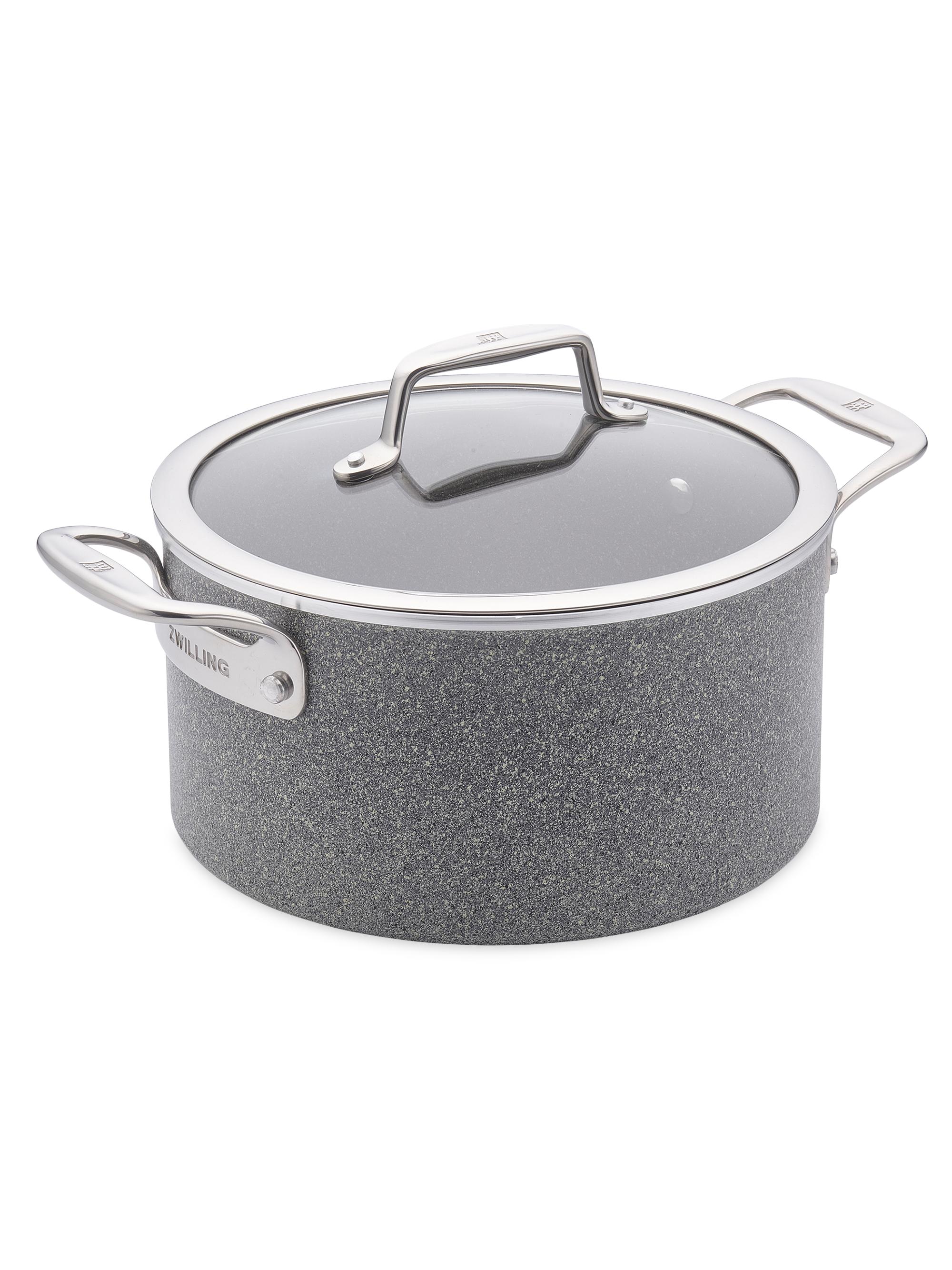 ZWILLING J.A. Henckels Vitale 6 Quart Aluminum Nonstick Dutch Oven with Lid - Grey