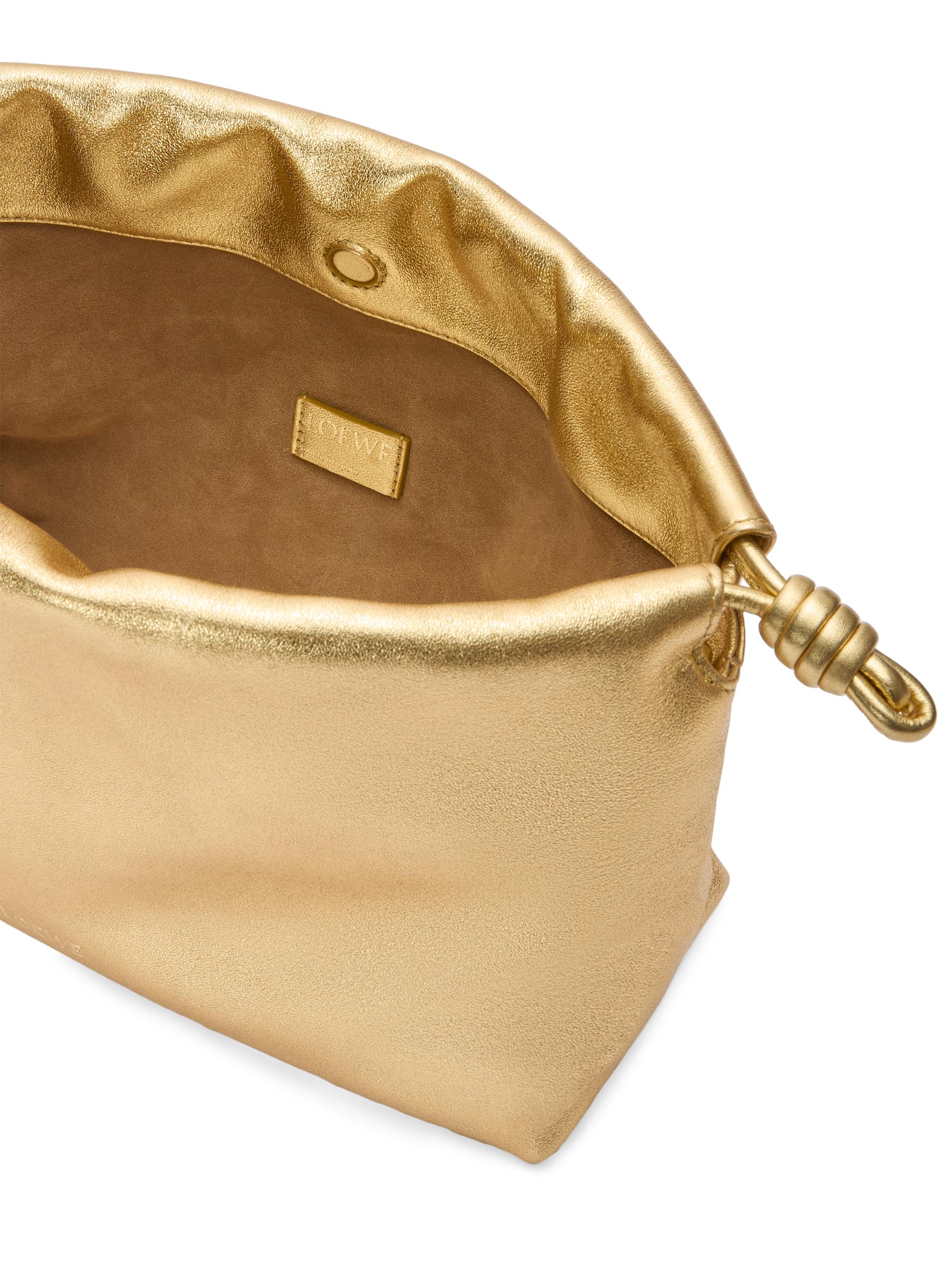 LOEWE Medium Flamenco Laminated Leather Shoulder Bag | Saks Fifth