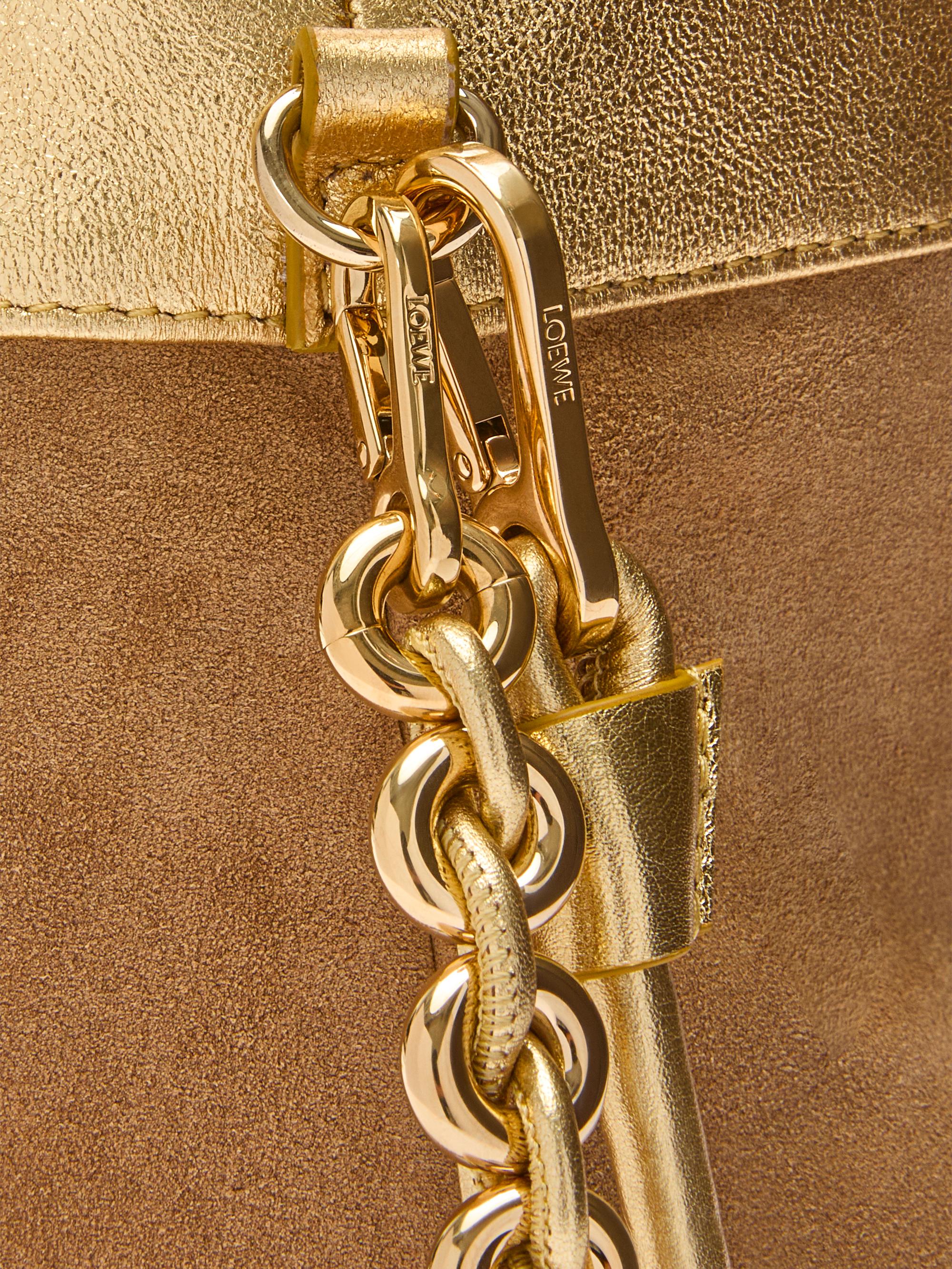 LOEWE Medium Flamenco Laminated Leather Shoulder Bag | Saks Fifth