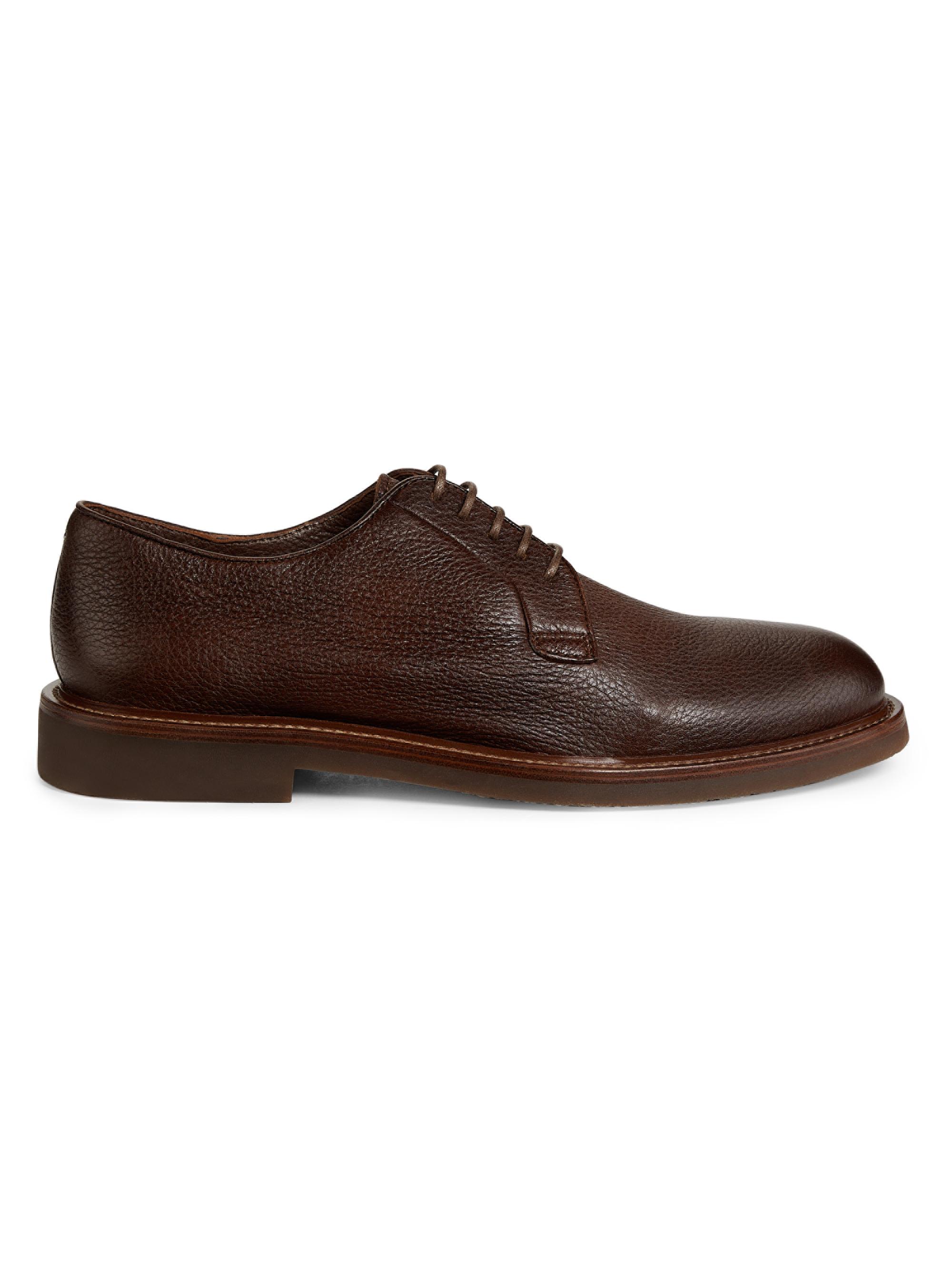 Brunello Cucinelli Leather Lace-Up Shoes | Saks Fifth Avenue