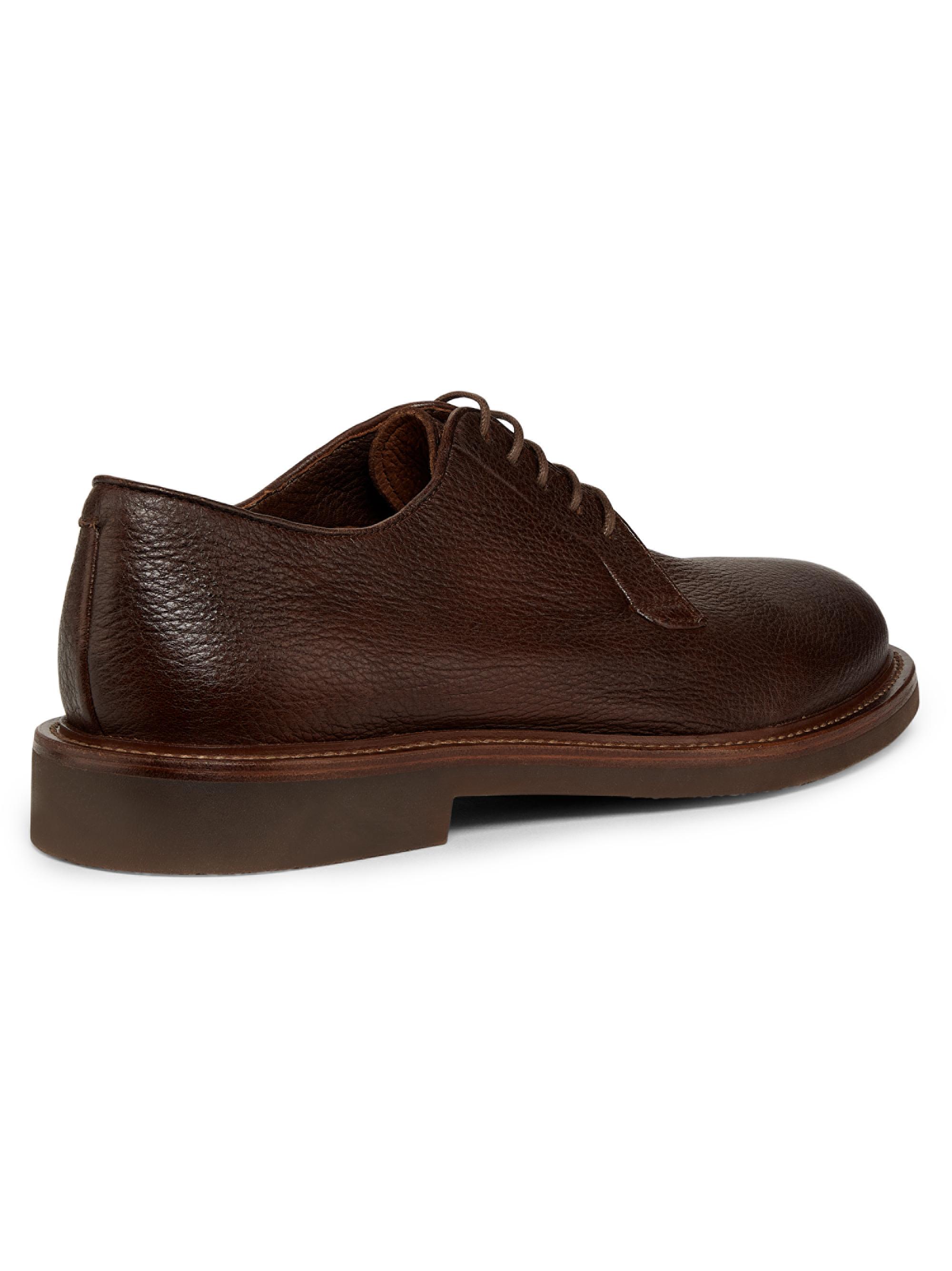 Brunello Cucinelli Leather Lace-Up Shoes | Saks Fifth Avenue