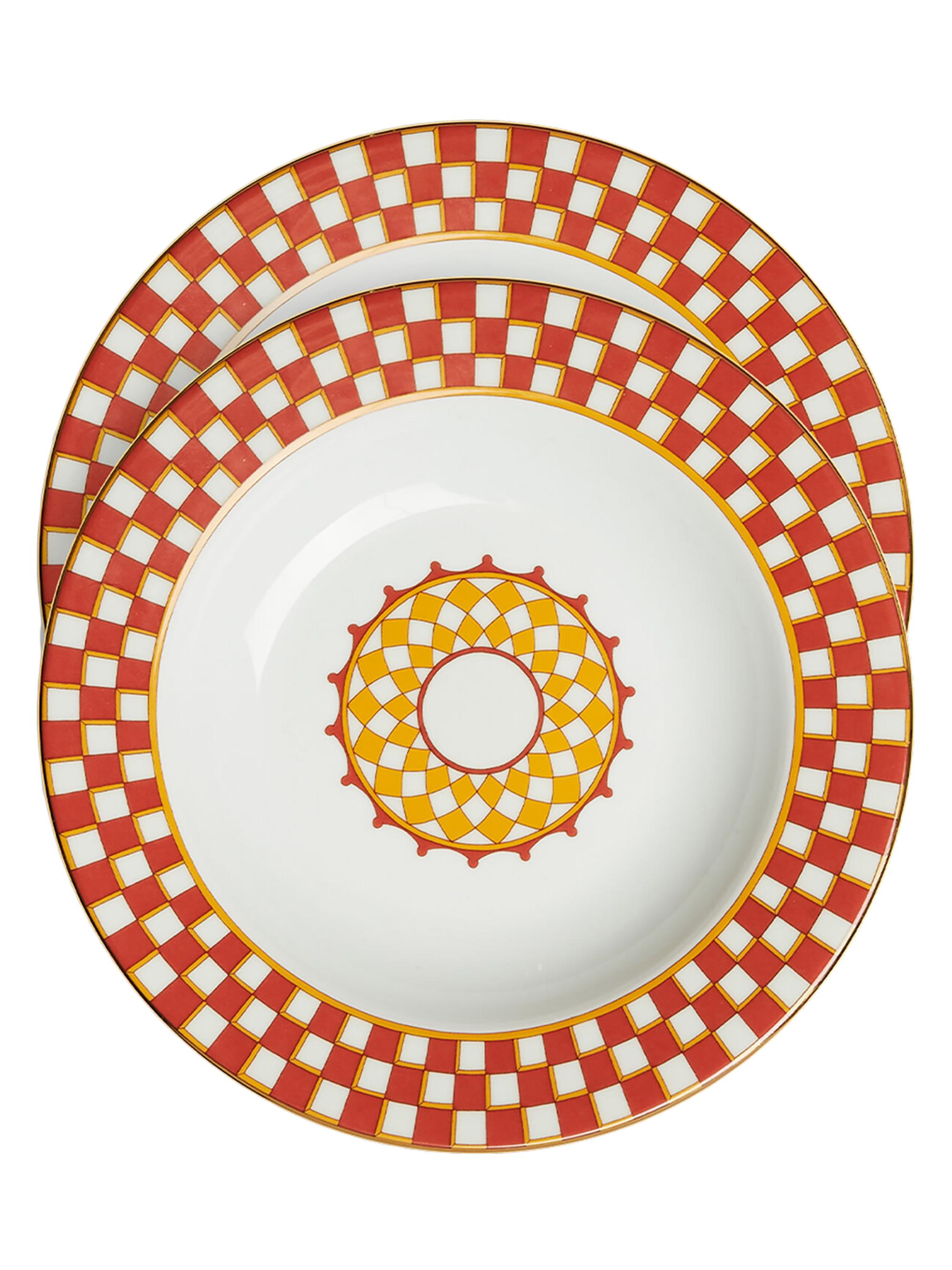 La DoubleJ Soup Plate Set of 2 - Apollo Mattone