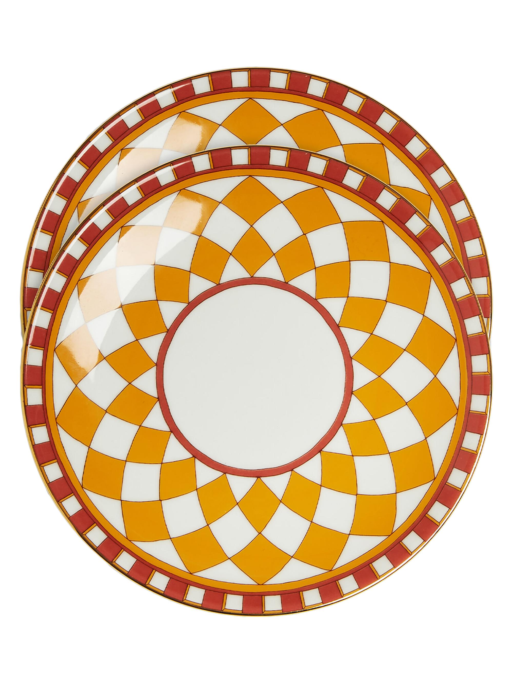 La DoubleJ Side Plates Set of 2 - Apollo Yellow