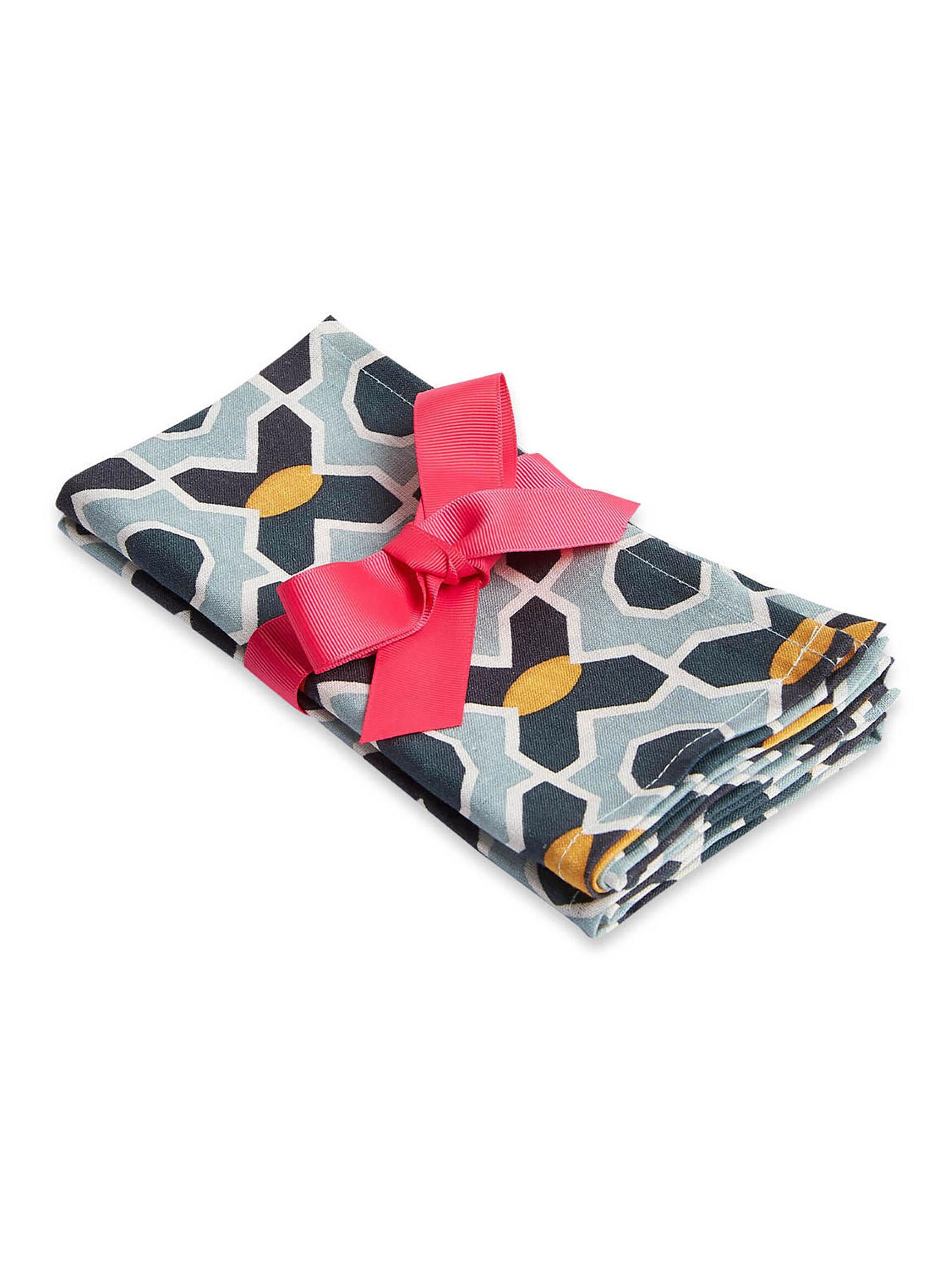 La DoubleJ Large Napkin Set of 2 (45 x 45) - Plaza Small Light Blue