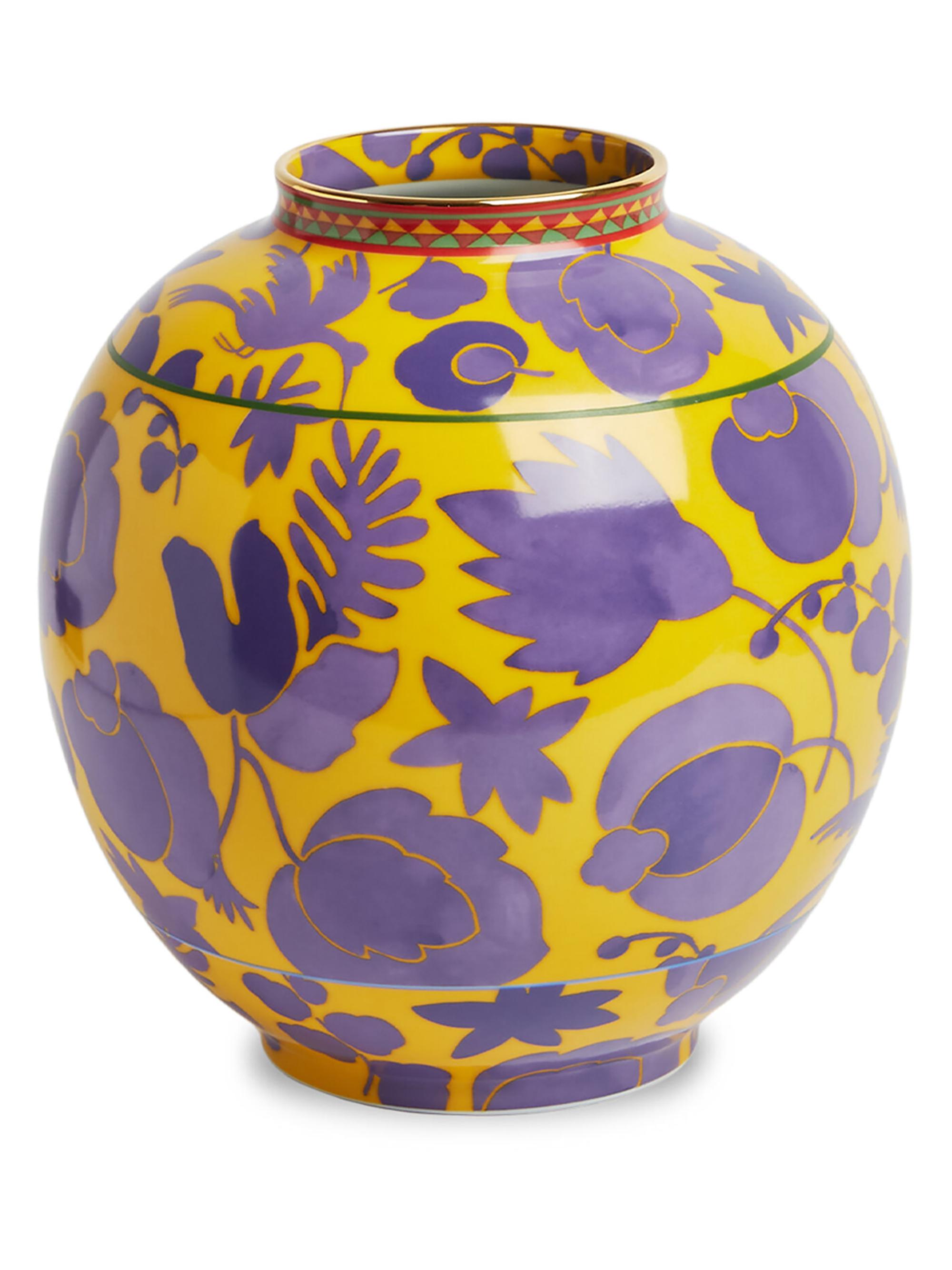 La DoubleJ Bubble Vase - Wildbird Yellow
