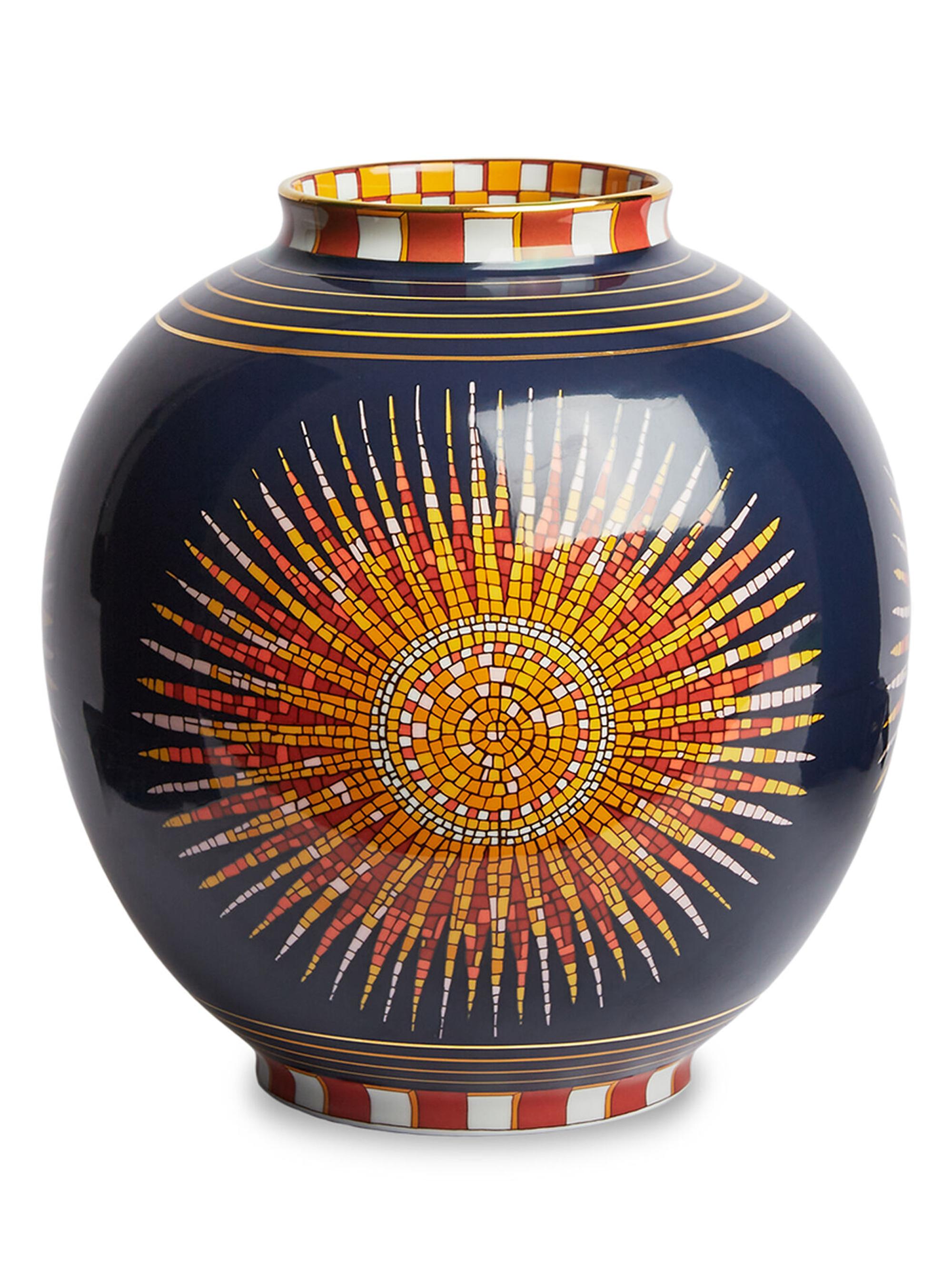 La DoubleJ Bubble Vase - Sunrays Midnight