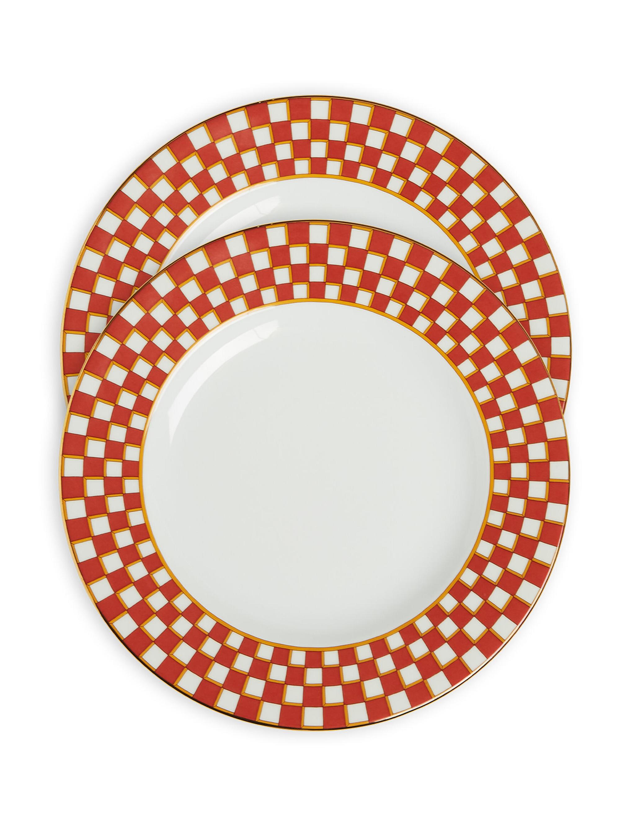 La DoubleJ Dinner Plates Set of 2 - Apollo Orange