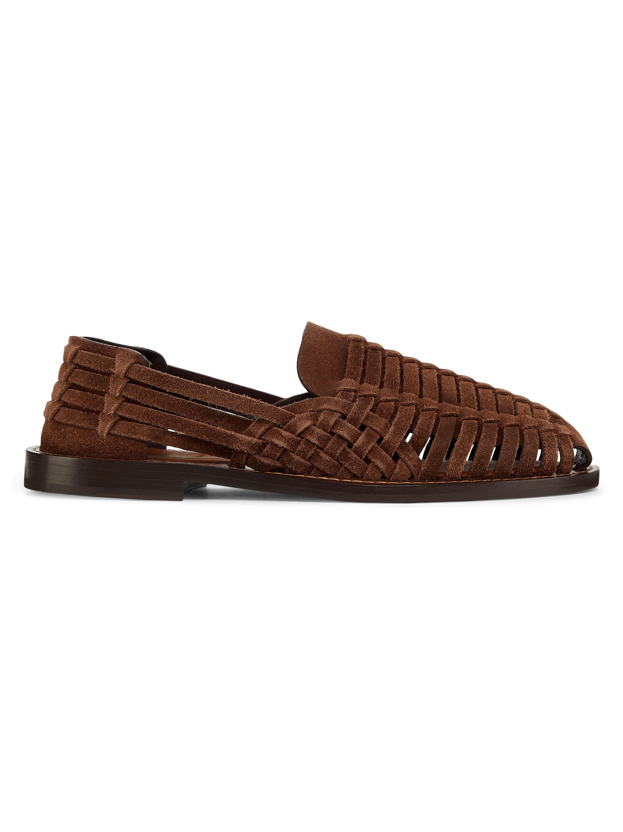 Brunello Cucinelli Woven Leather Sandals | Saks Fifth Avenue