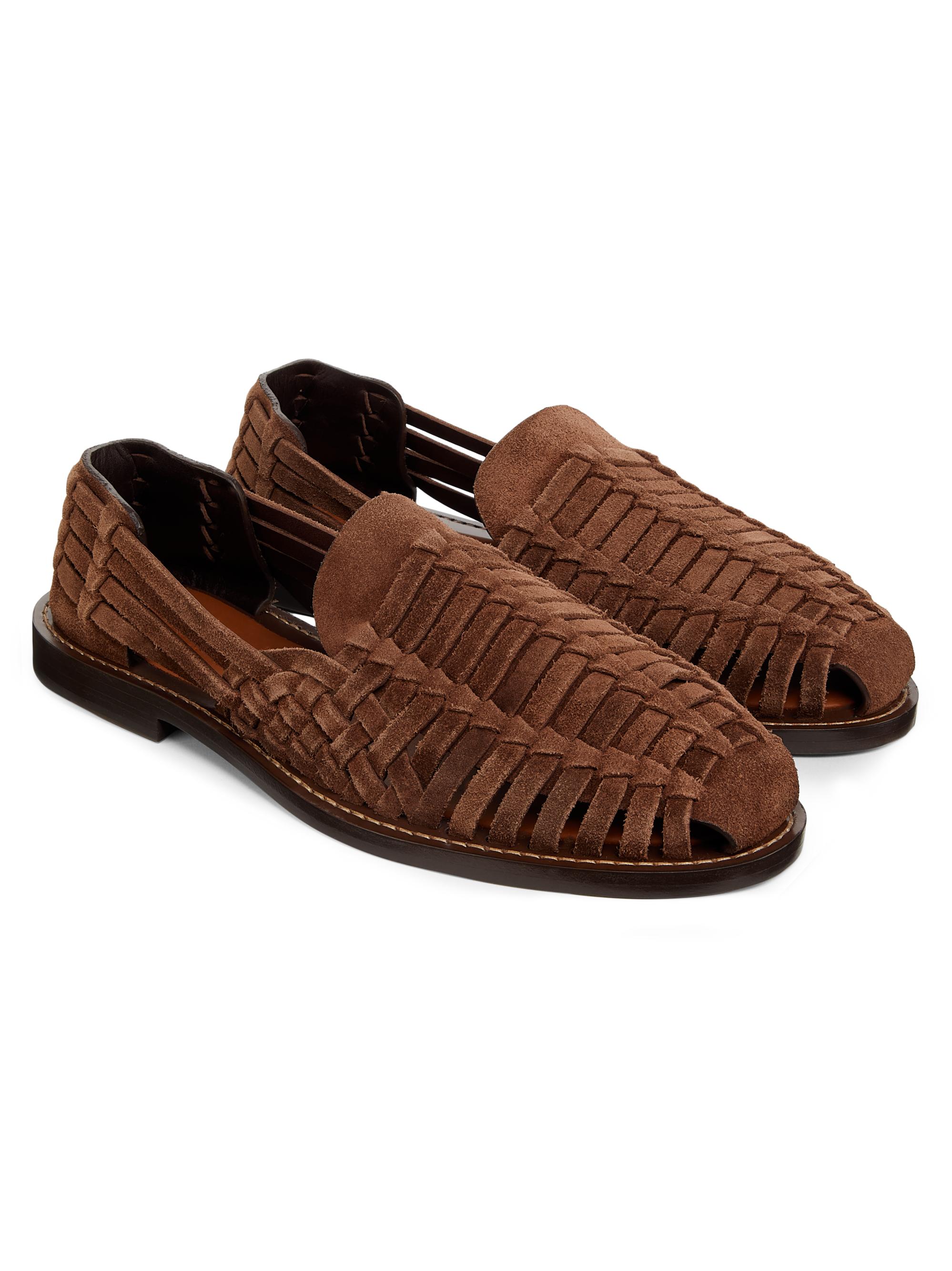 Brunello Cucinelli Woven Leather Sandals | Saks Fifth Avenue