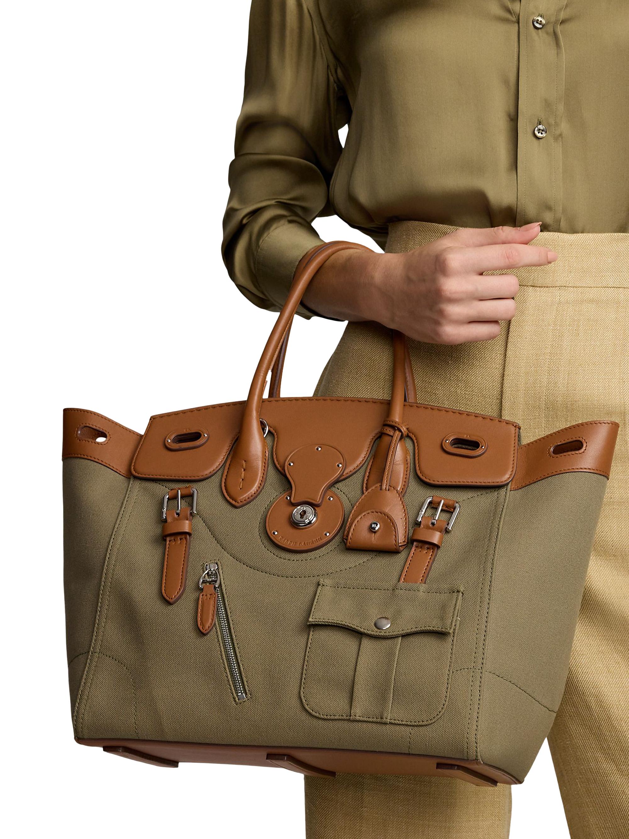 Ralph Lauren Collection Women's Soft Ricky 33 Bag - Dusty Sage