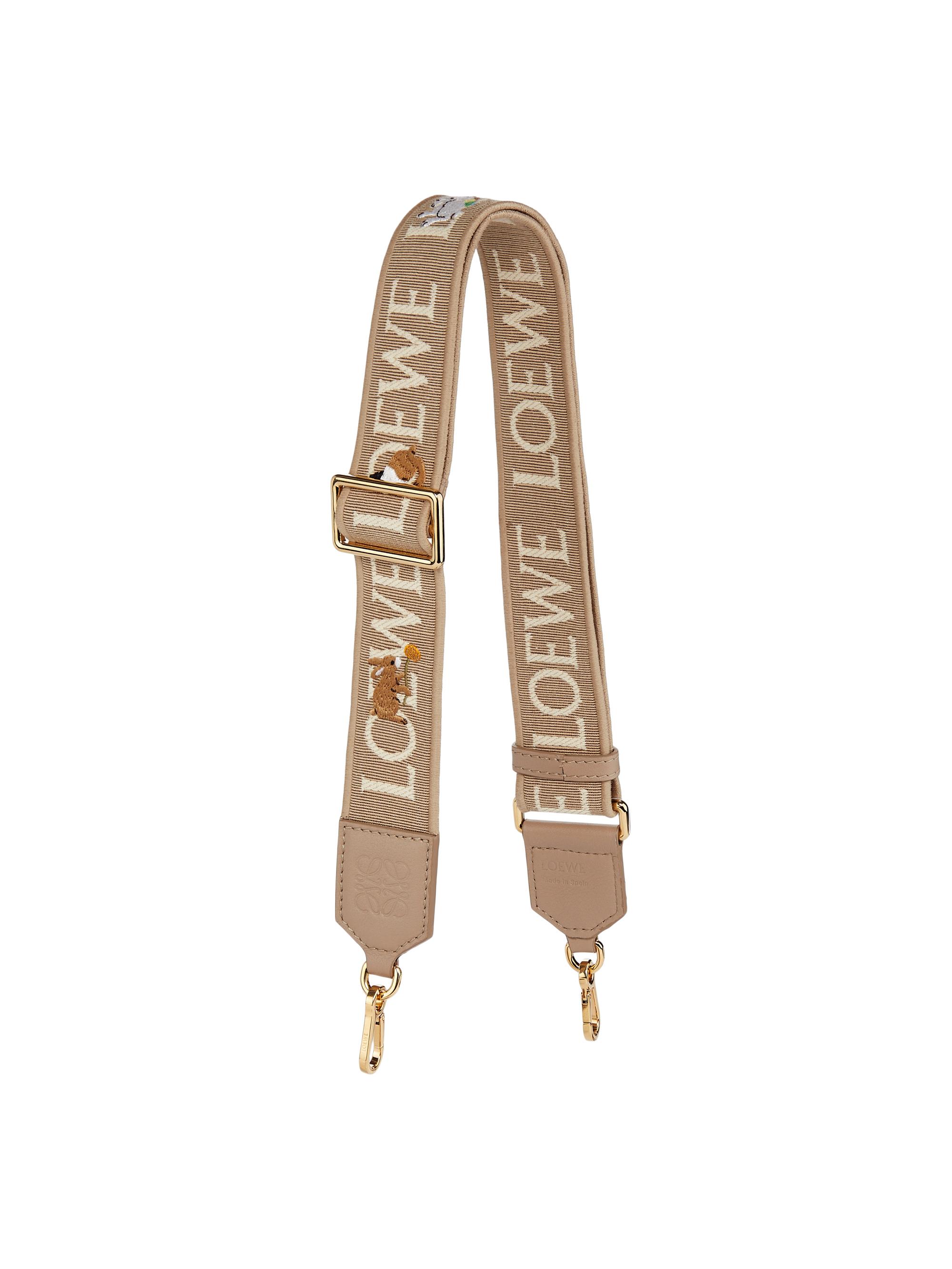 LOEWE Women's Suna Fujita x  Bunnies Anagram Strap - Sand