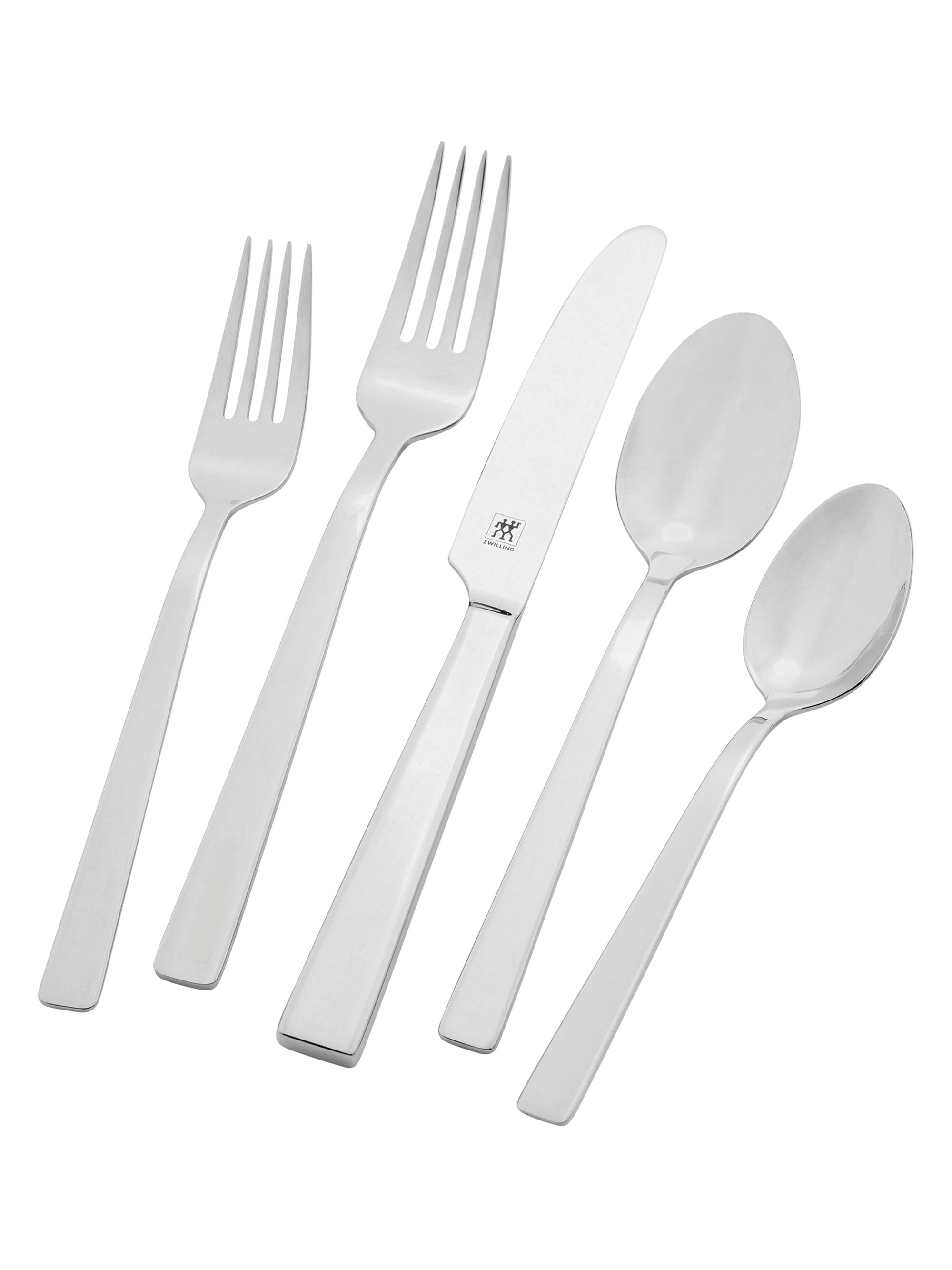 ZWILLING J.A. Henckels King 45 Piece 18/10 Stainless Steel Flatware Set - Stainless Steel