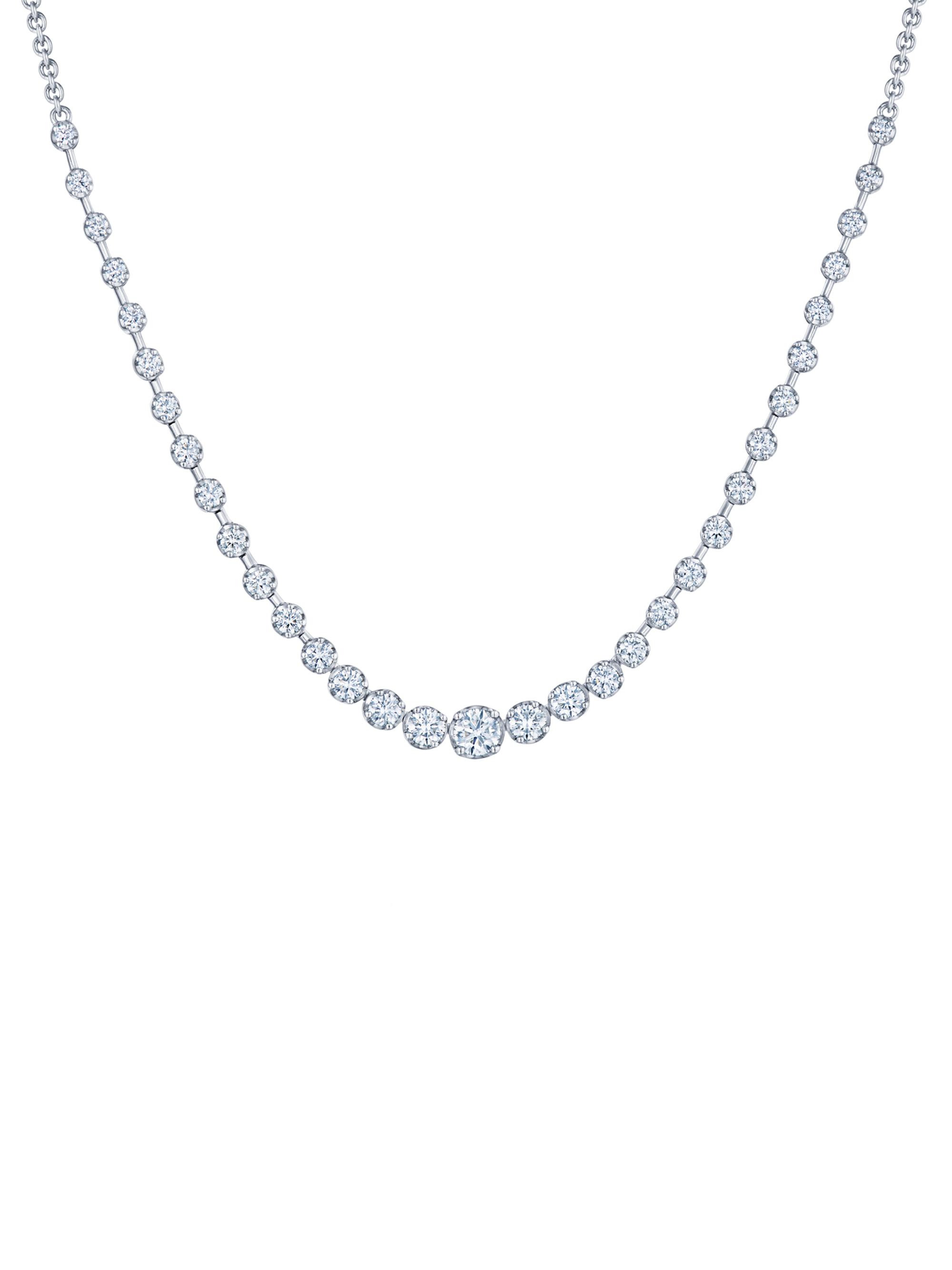 Kwiat Women's Starry Night 18K White Gold & 1.50 TCW Diamond Demi Riviera Necklace - White Gold