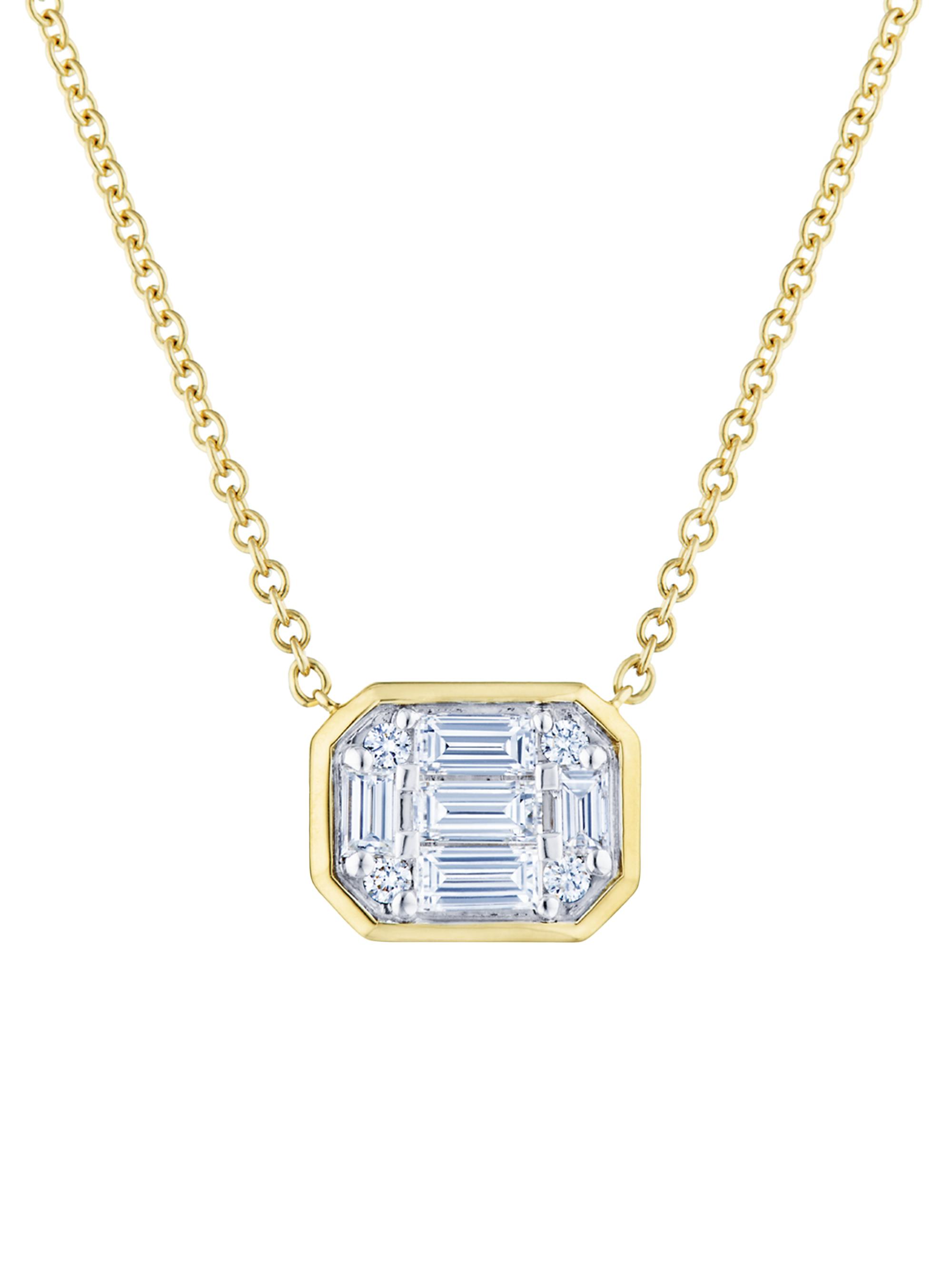 Kwiat Women's Sunburst 18K Yellow Gold & 0.30 TCW Diamond Pendant Necklace - Two Tone