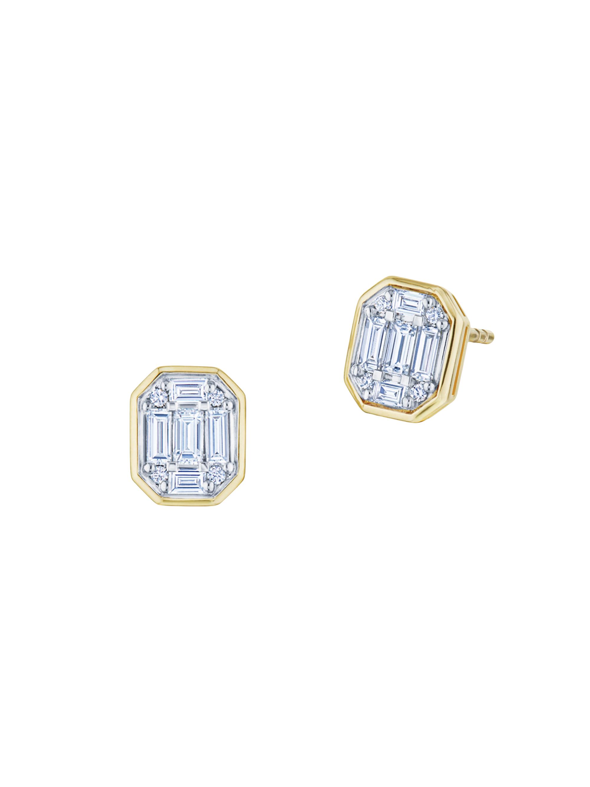 Kwiat Women's Sunburst 18K Yellow Gold & 0.44 TCW Diamond Earrings - Two Tone