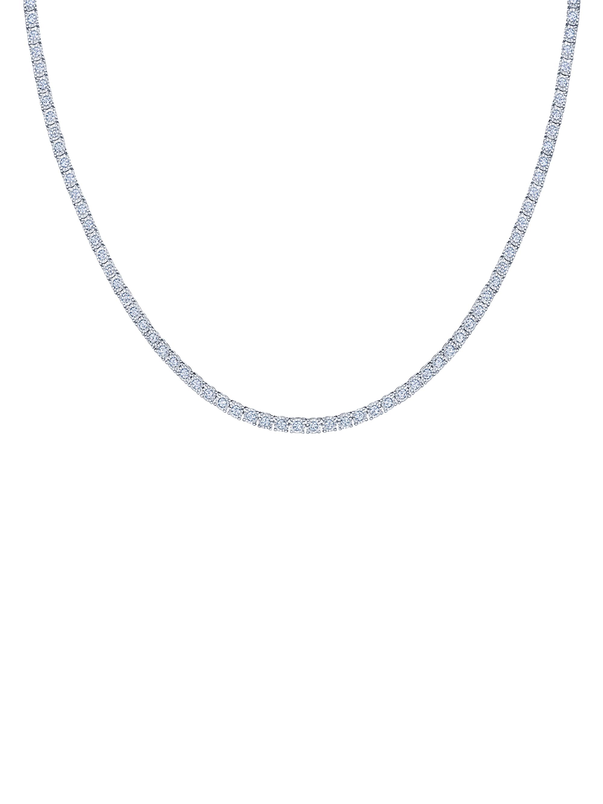 Kwiat Women's Sunburst 18K White Gold & 3.80 TCW Diamond Line Necklace - White Gold