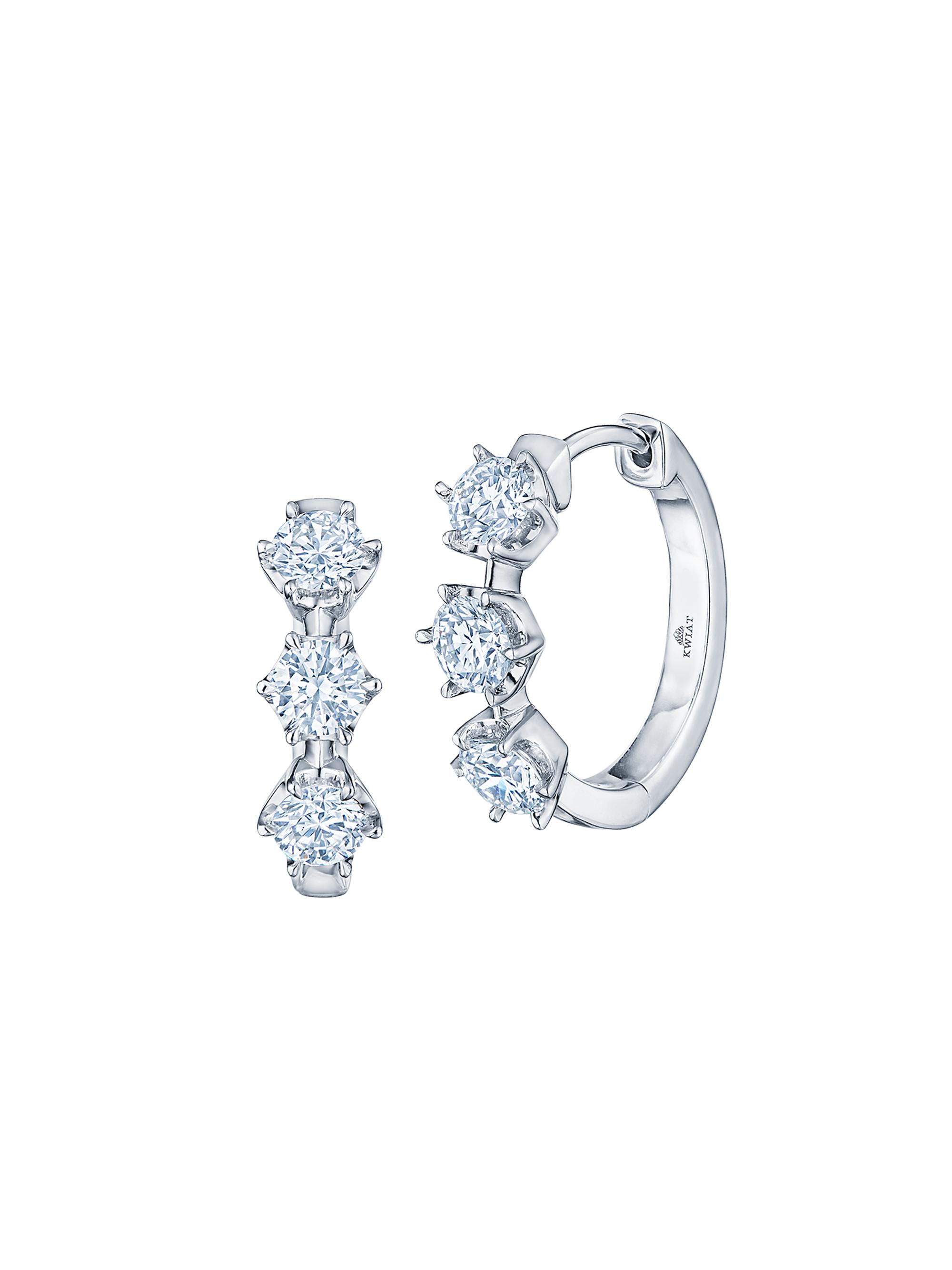 Kwiat Women's Starry Night 18K White Gold & 1.00 TCW Diamond Hoop Earrings - White Gold