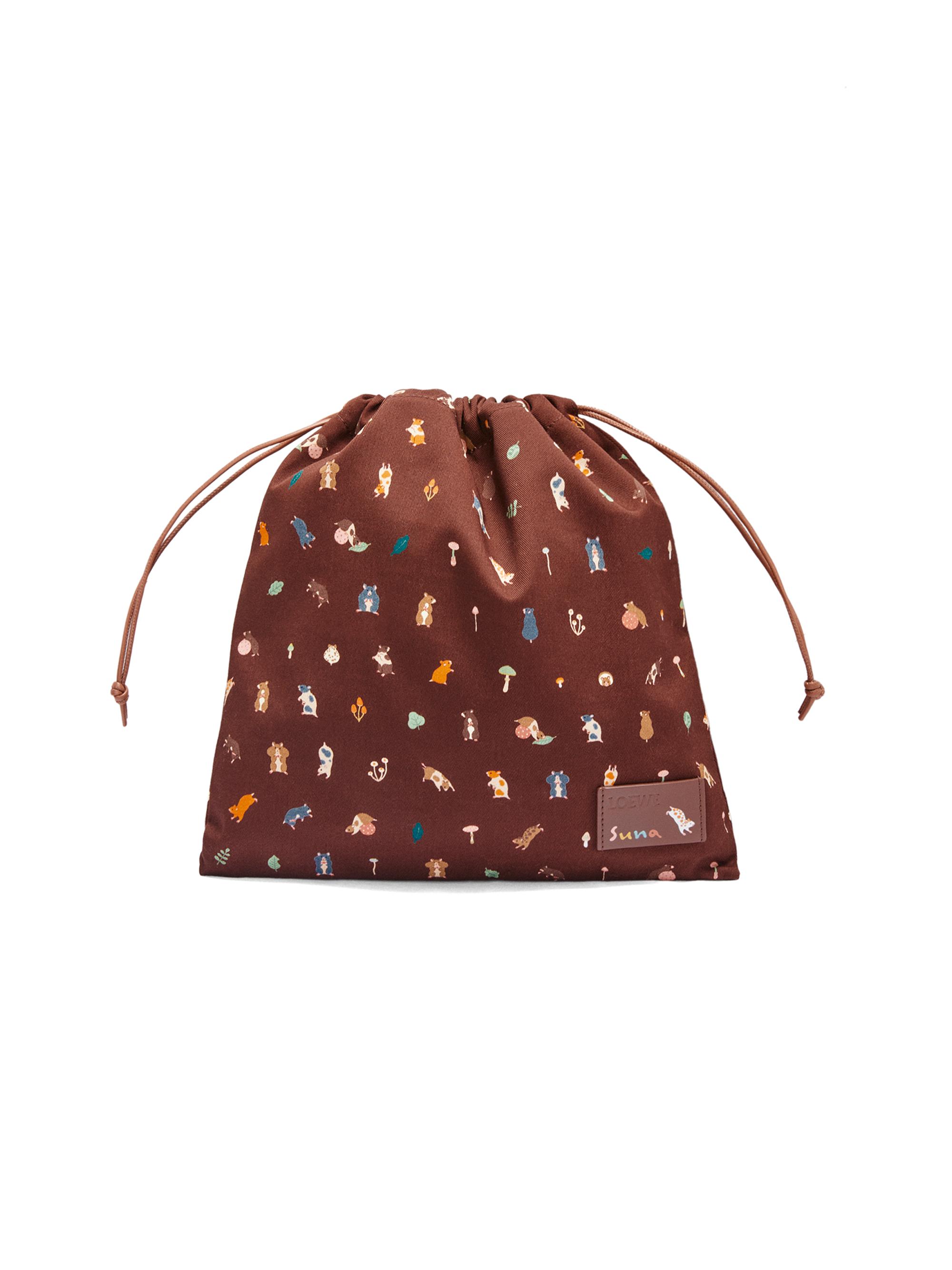 LOEWE Women's Suna Fujita x  Hamster Drawstring Pouch - Maple Orange