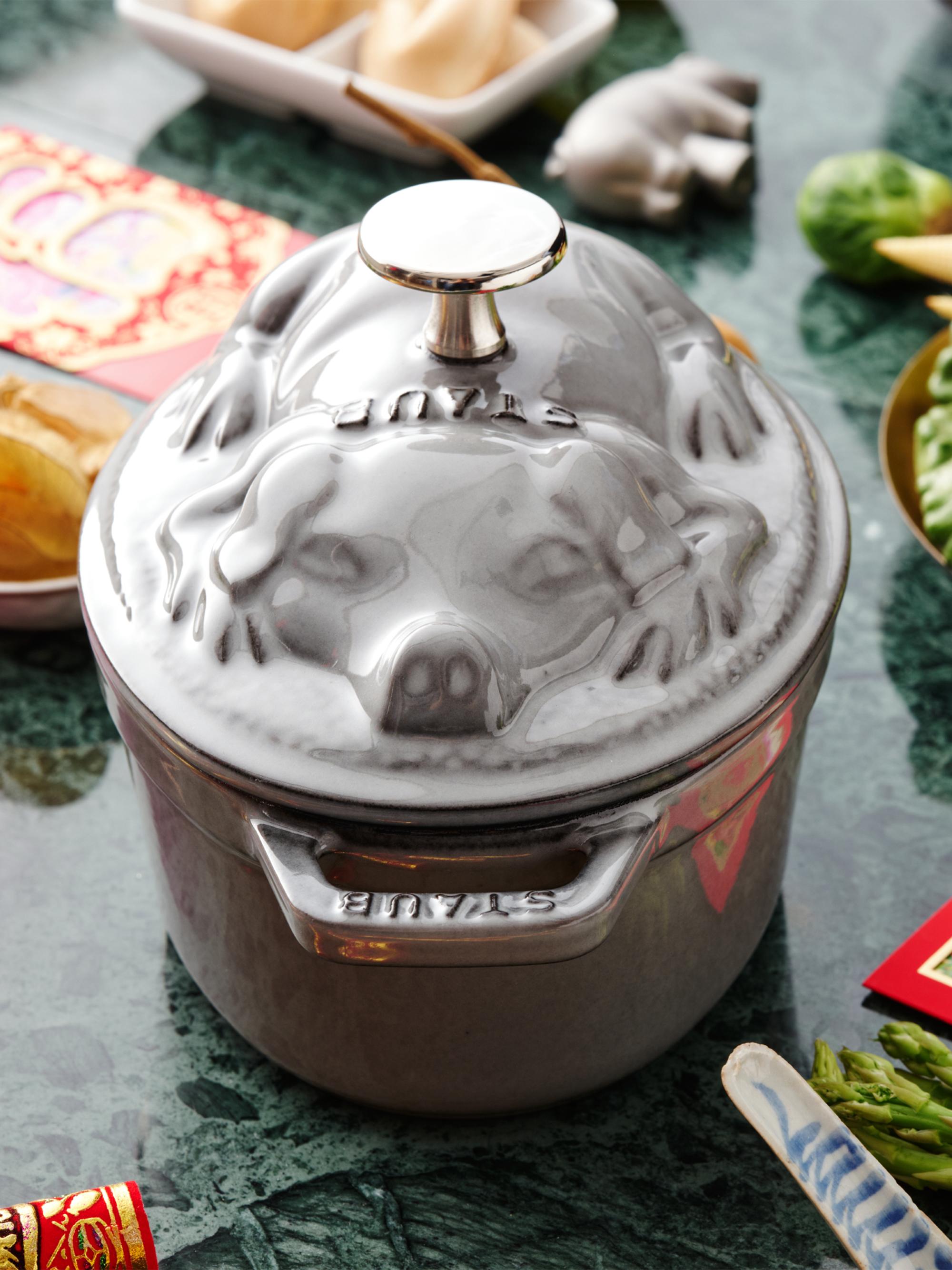 Staub Cast Iron 1-Quart Pig Cocotte | Saks Fifth Avenue