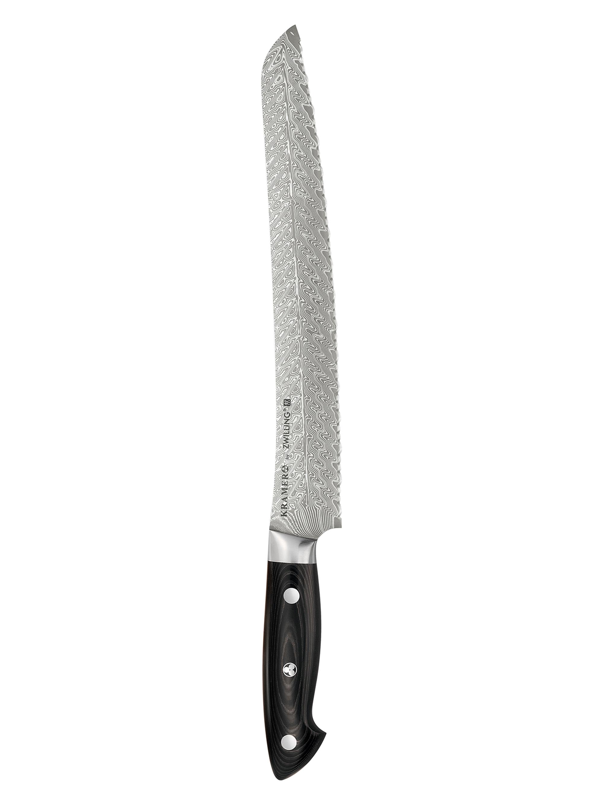 ZWILLING J.A. Henckels Bob Kramer Euroline Damascus Collection 9''Bread Knife - Black