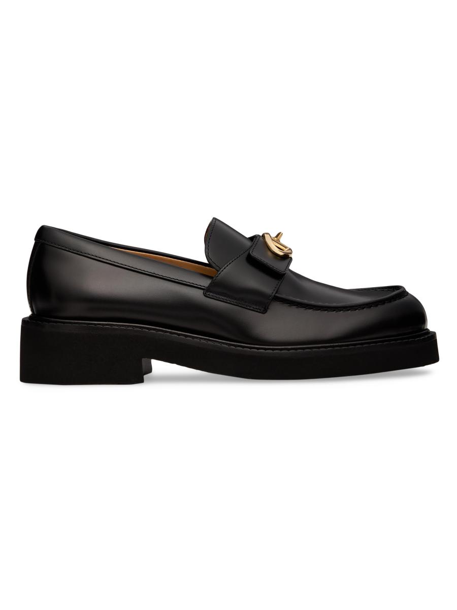 VIP【関税送料無料】希少 VALENTINO GARAVANI LEATHER LOAFERS Valentino Garavani Loafers Men Leather Black | B-Exit – B