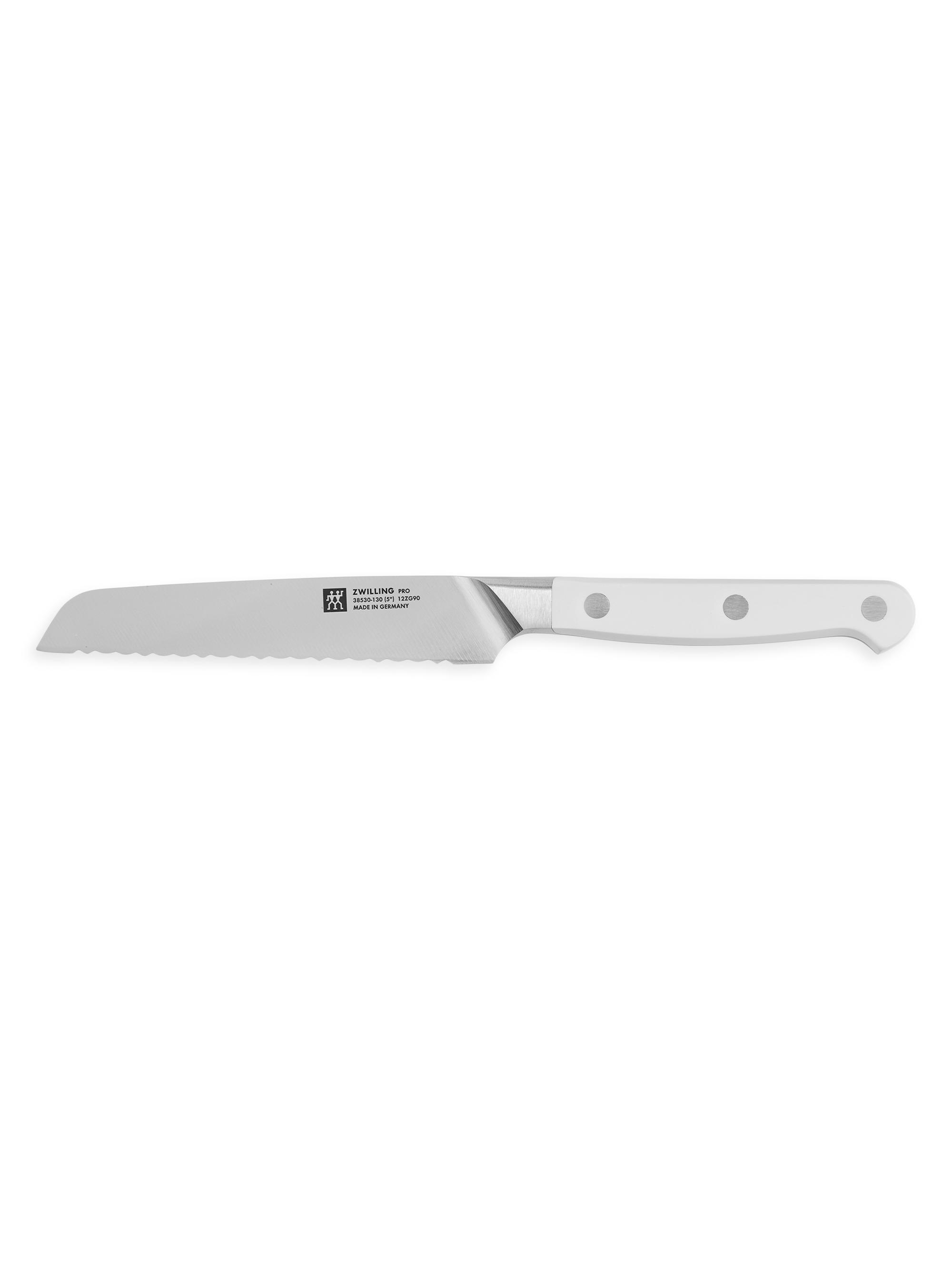 ZWILLING J.A. Henckels Pro Le Blanc 5''Serrated Utility Knife - White