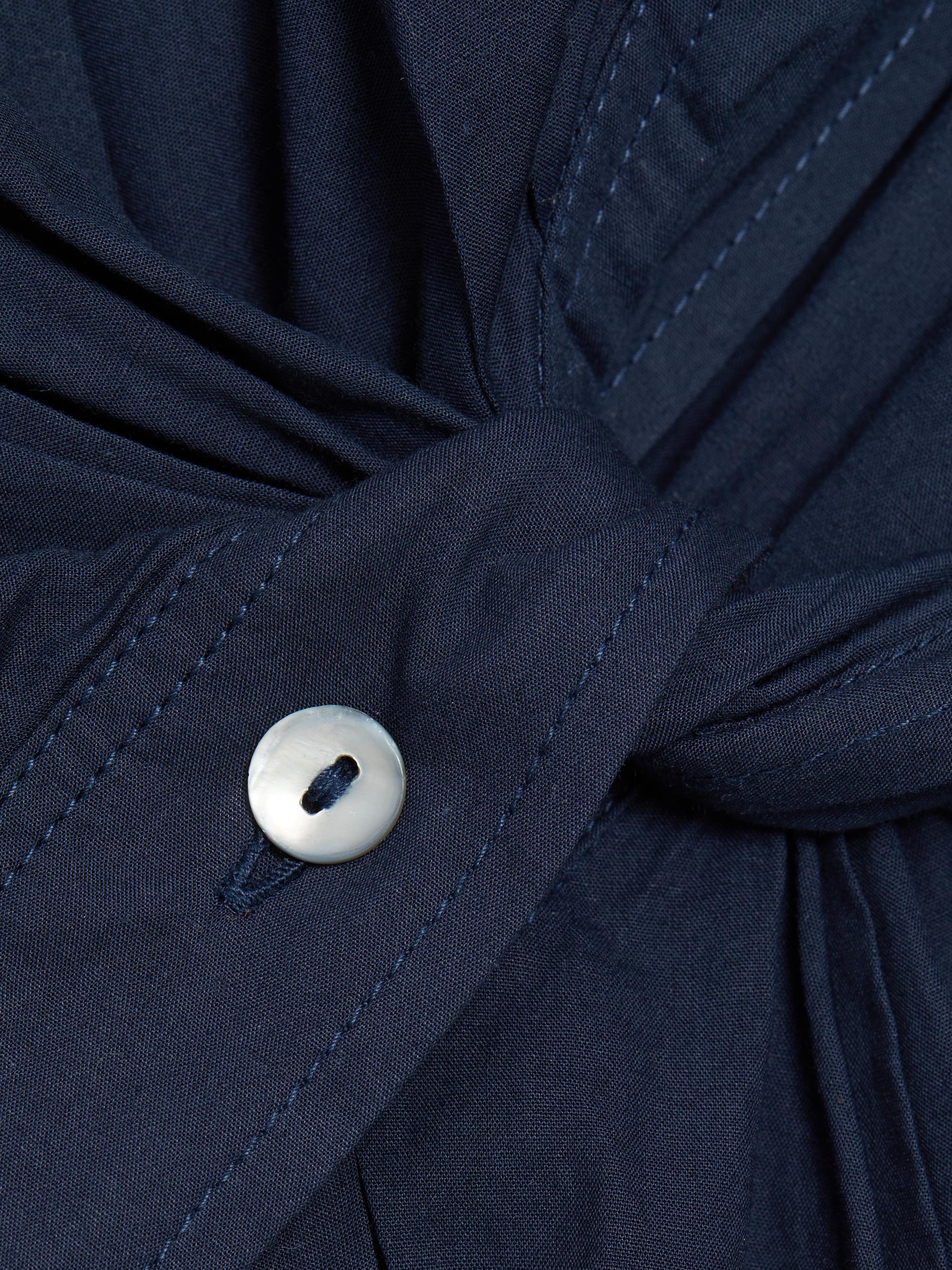 Ramy Brook Mihal Sleeveless Cotton Twist-Front Shirtdress | Saks