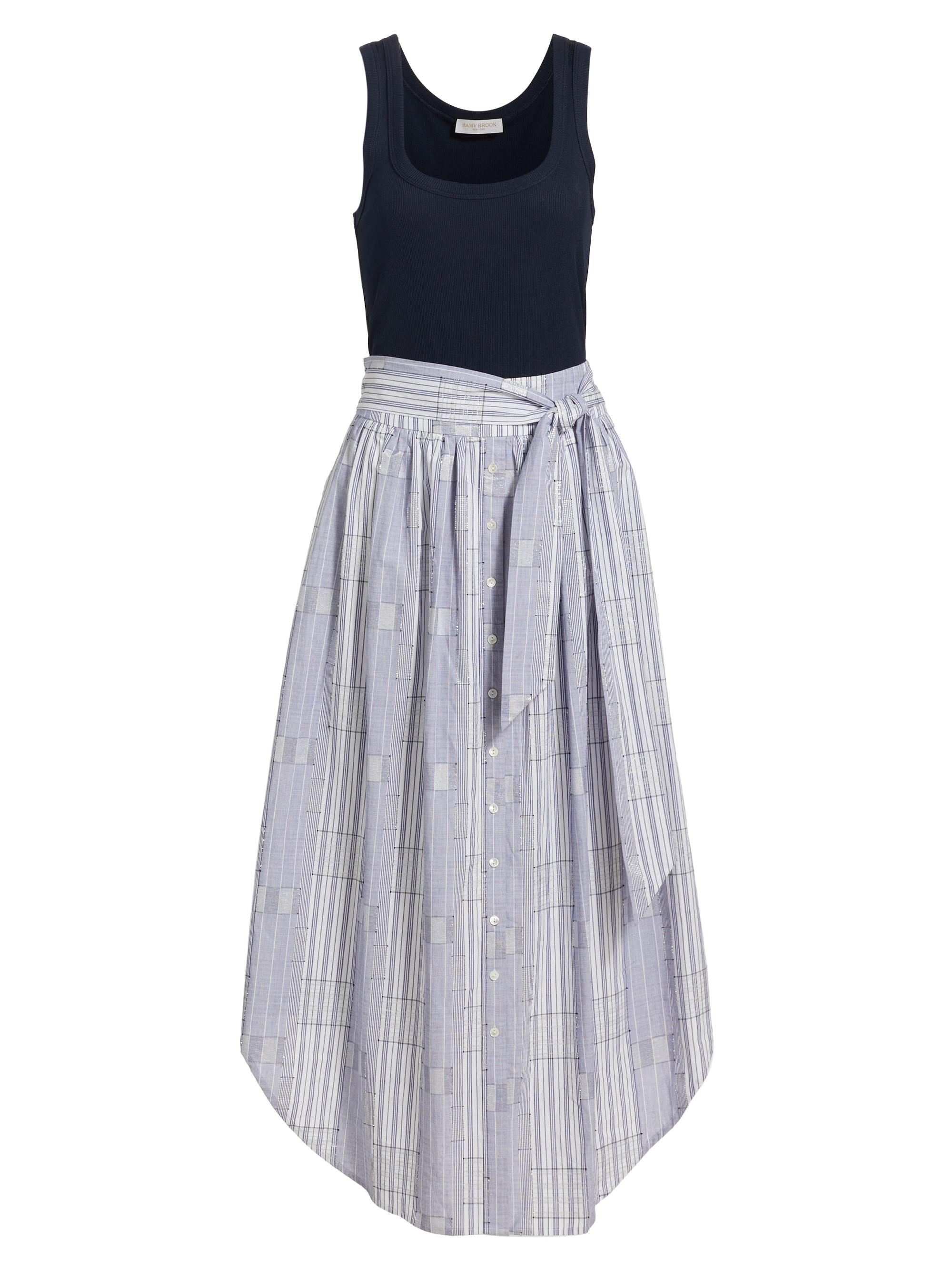 Ramy Brook Women's Aralyn Patch Tank Midi-Dress - Navy Patchwork