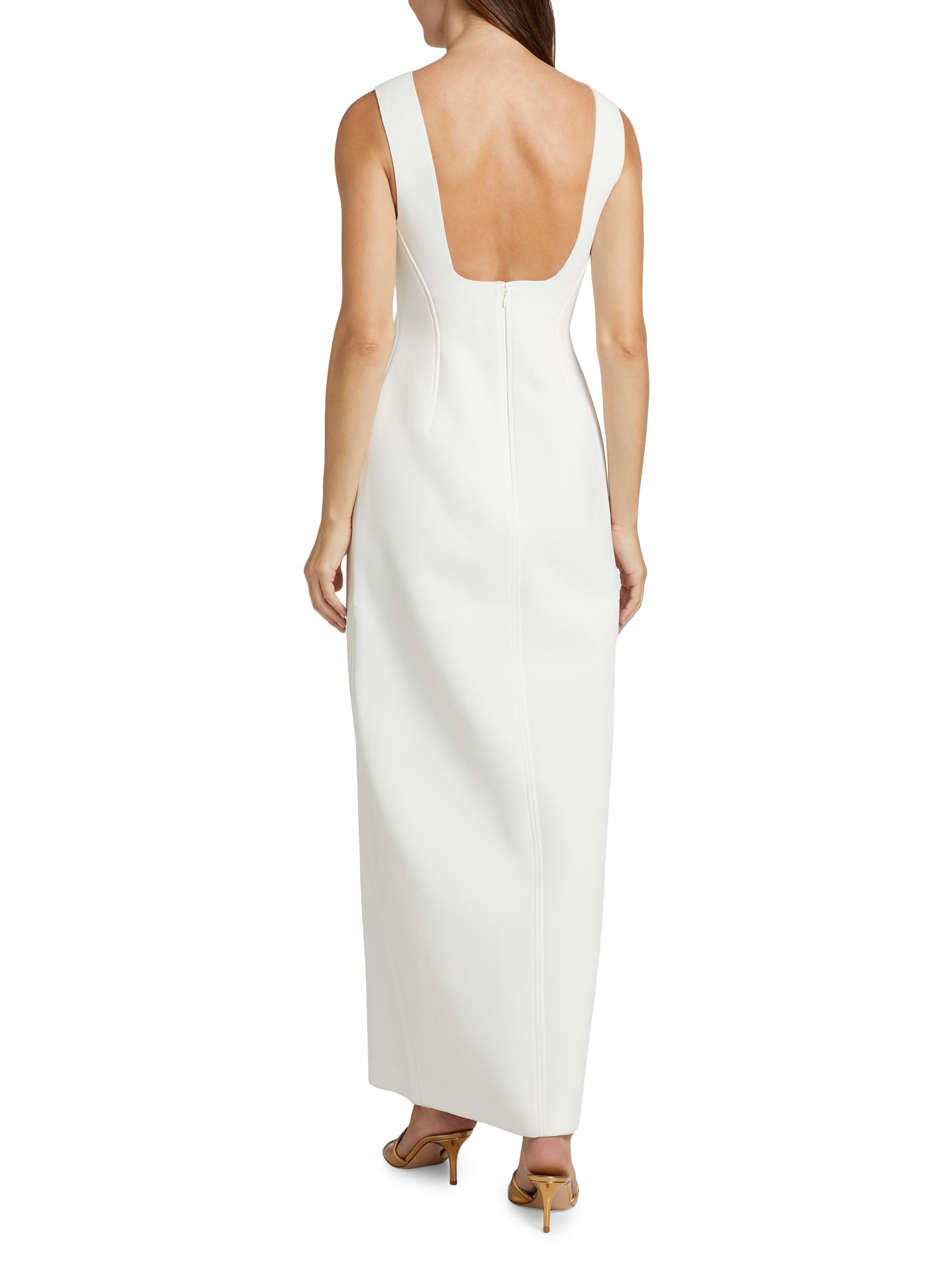 Acler | Ivory | Women's Underwood Midi-Dress -_ | $148.49 | Clot
