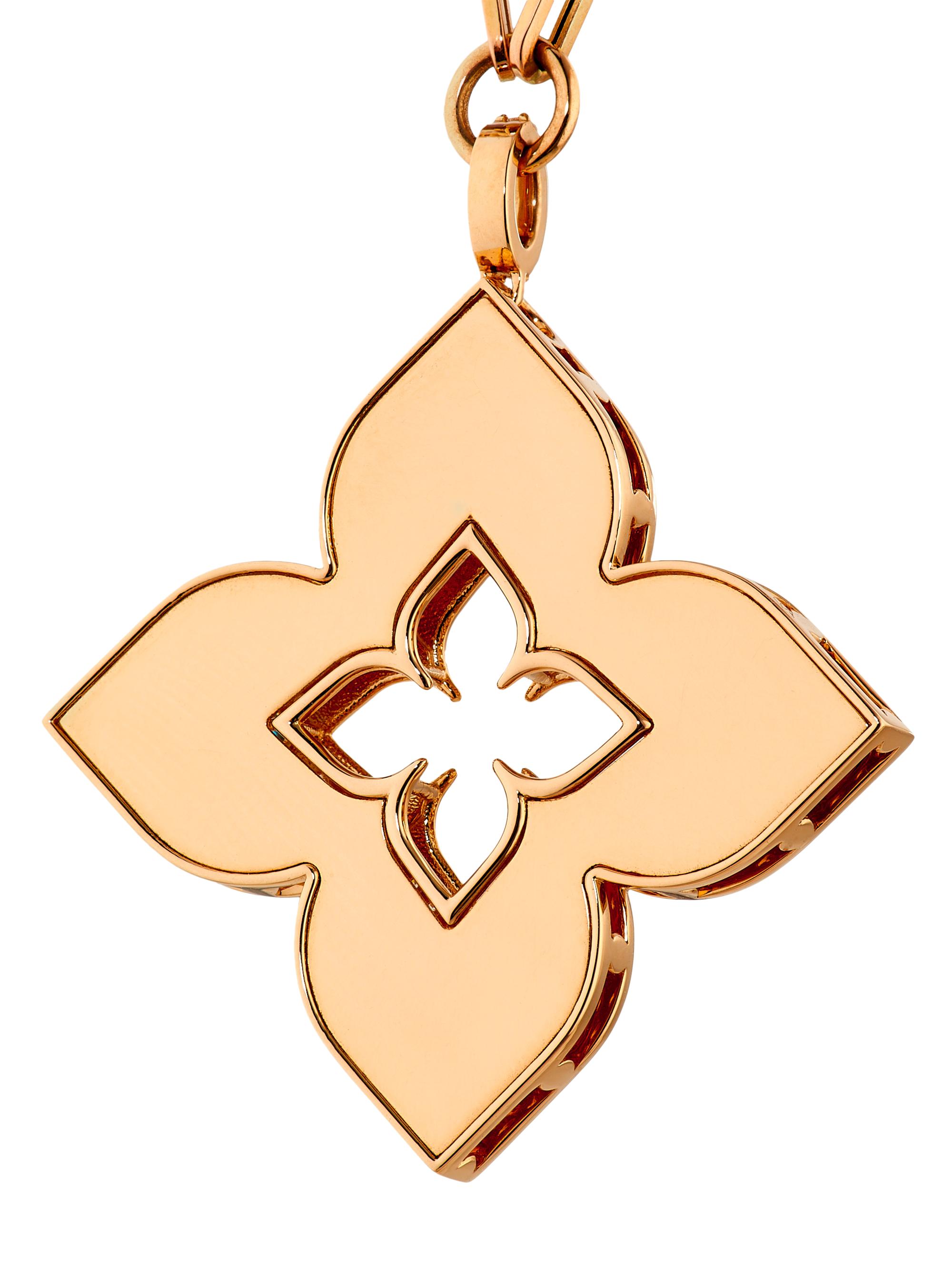 ルブタン　オーナメント Roberto Coin Venetian Princess Carnivale 18K Rose Gold & Multi