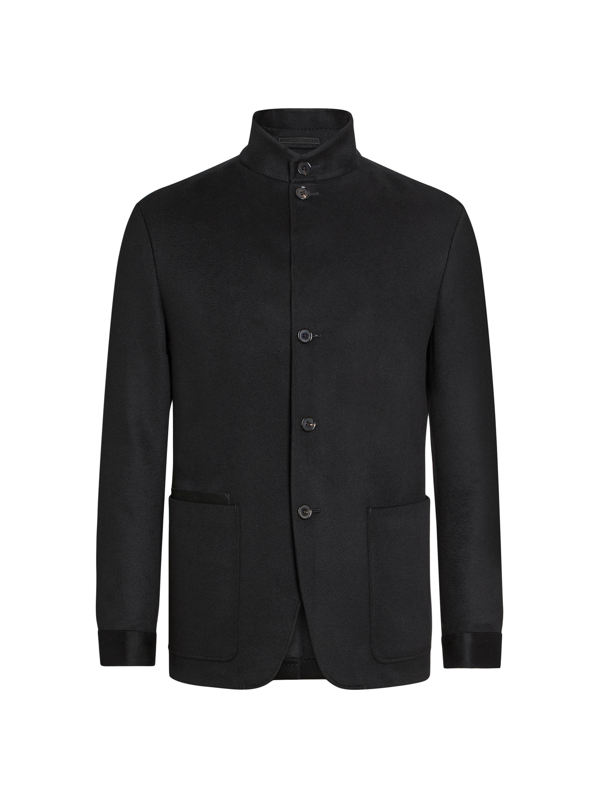 ZEGNA Men's Oasi Cashmere II Conte Chore Jacket - Black
