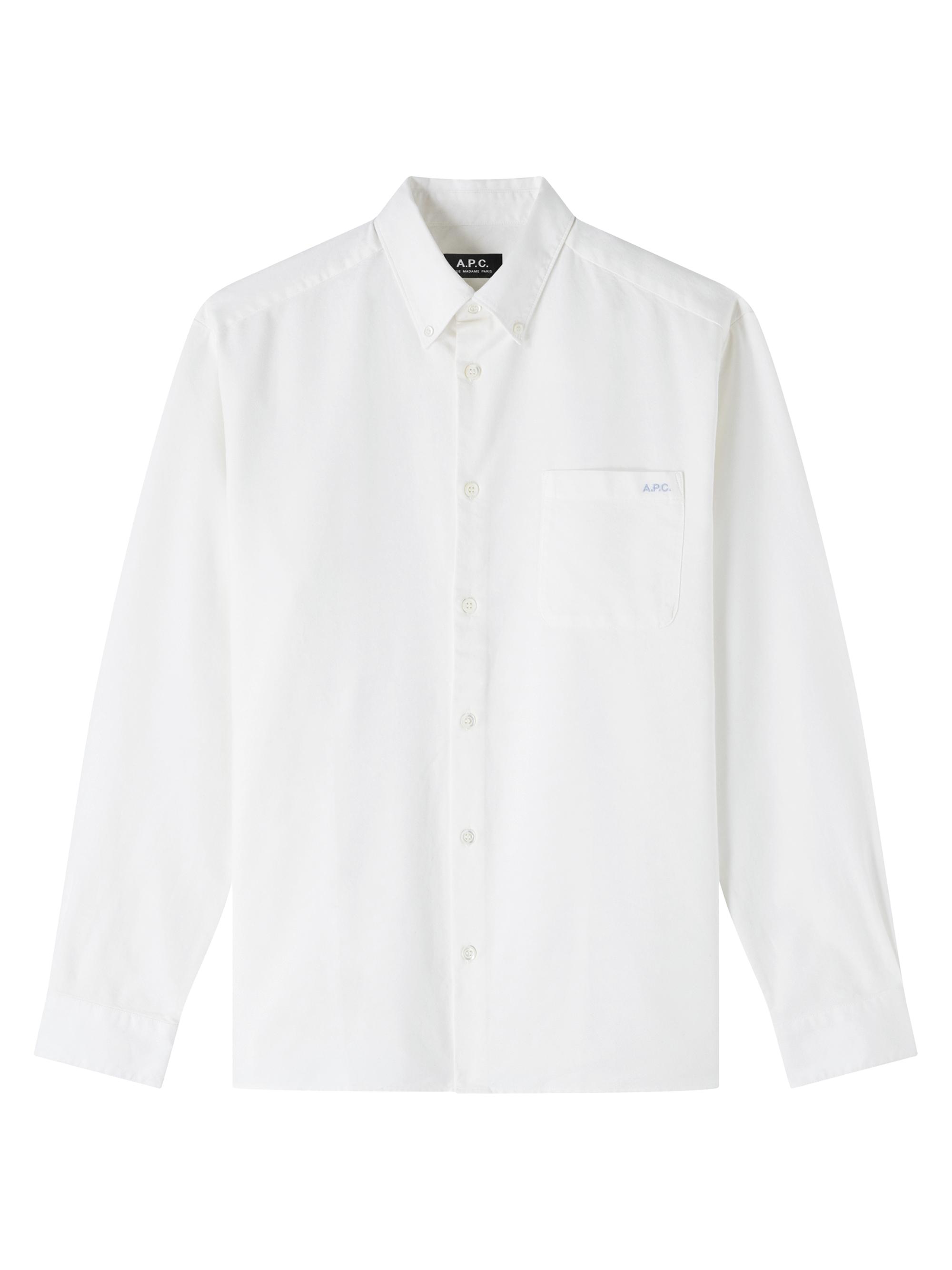 A.P.C. Men's Mateo Logo Shirt - Off White