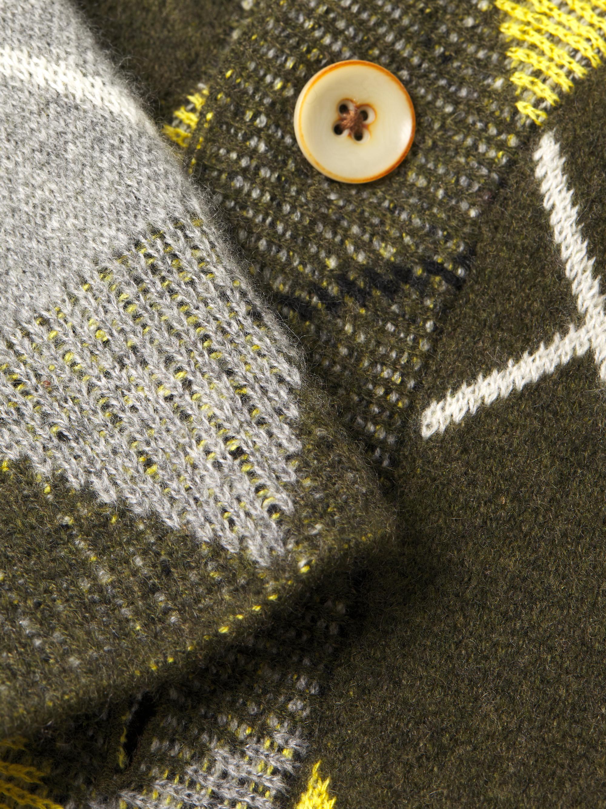 The Elder Statesman Argyle Cashmere Cardigan | Saks Fifth Avenue