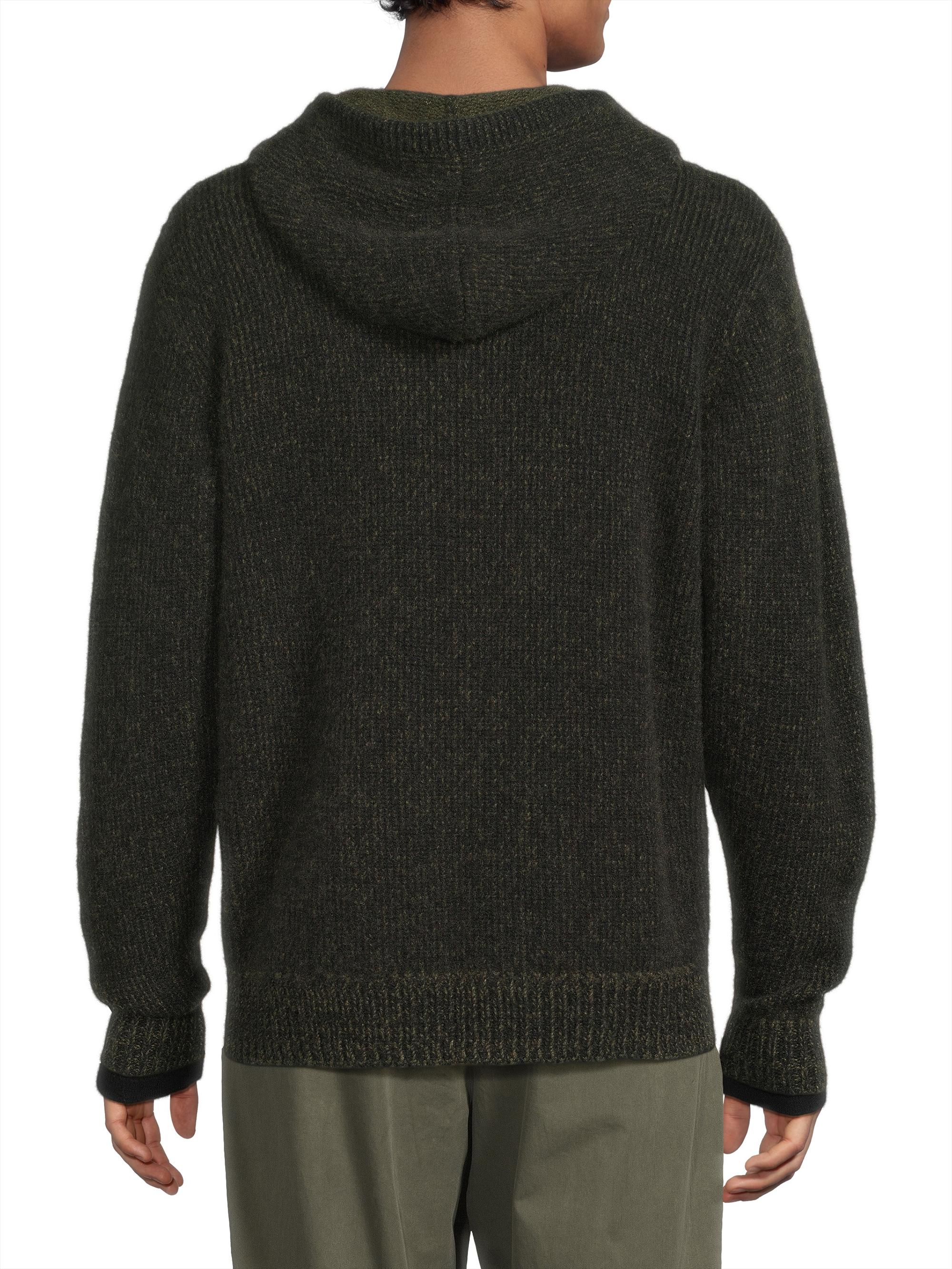 The Elder Statesman Rib-Knit Cashmere Zip Hoodie | Saks Fifth Avenue