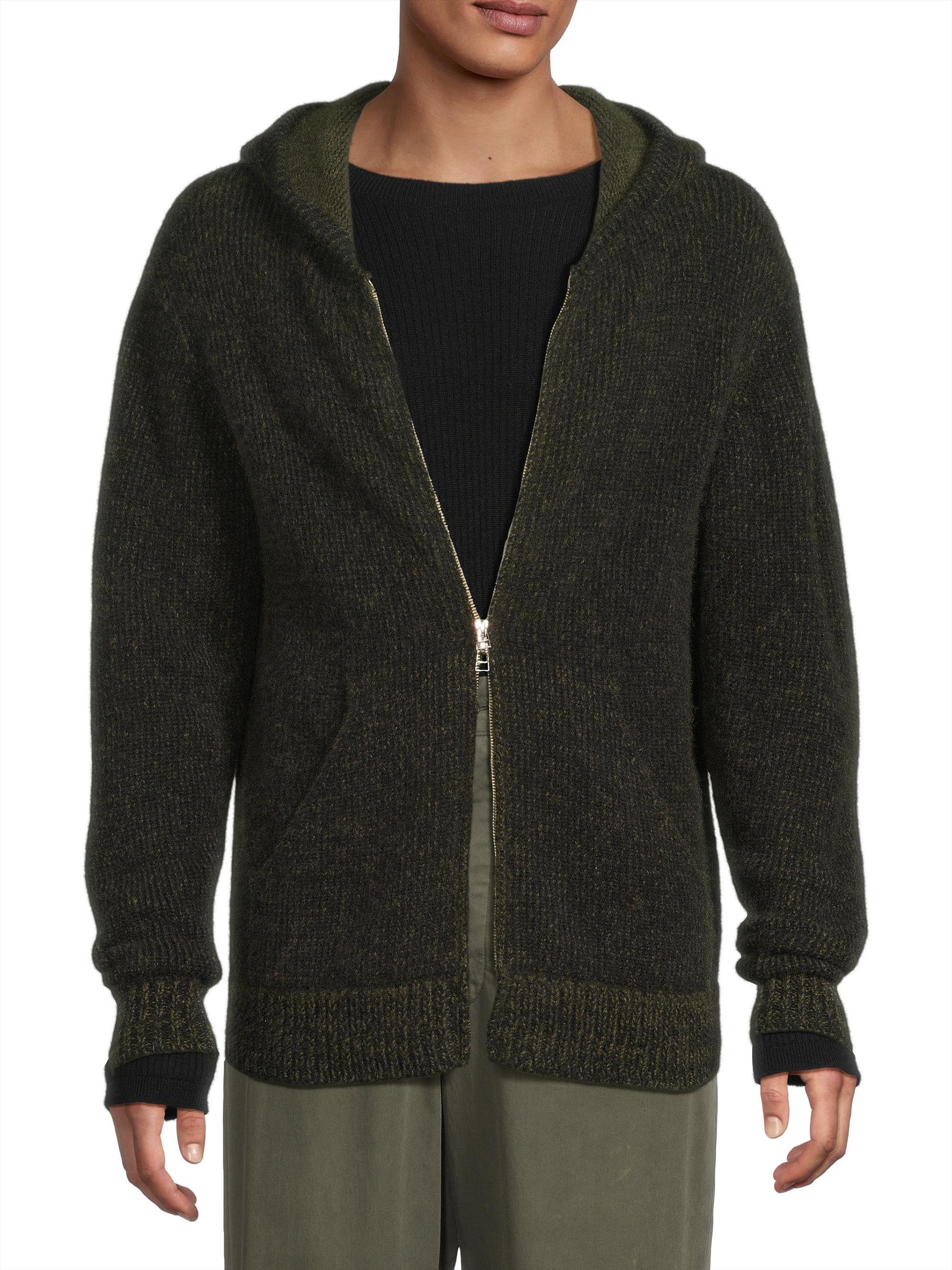 The Elder Statesman Rib-Knit Cashmere Zip Hoodie | Saks Fifth Avenue