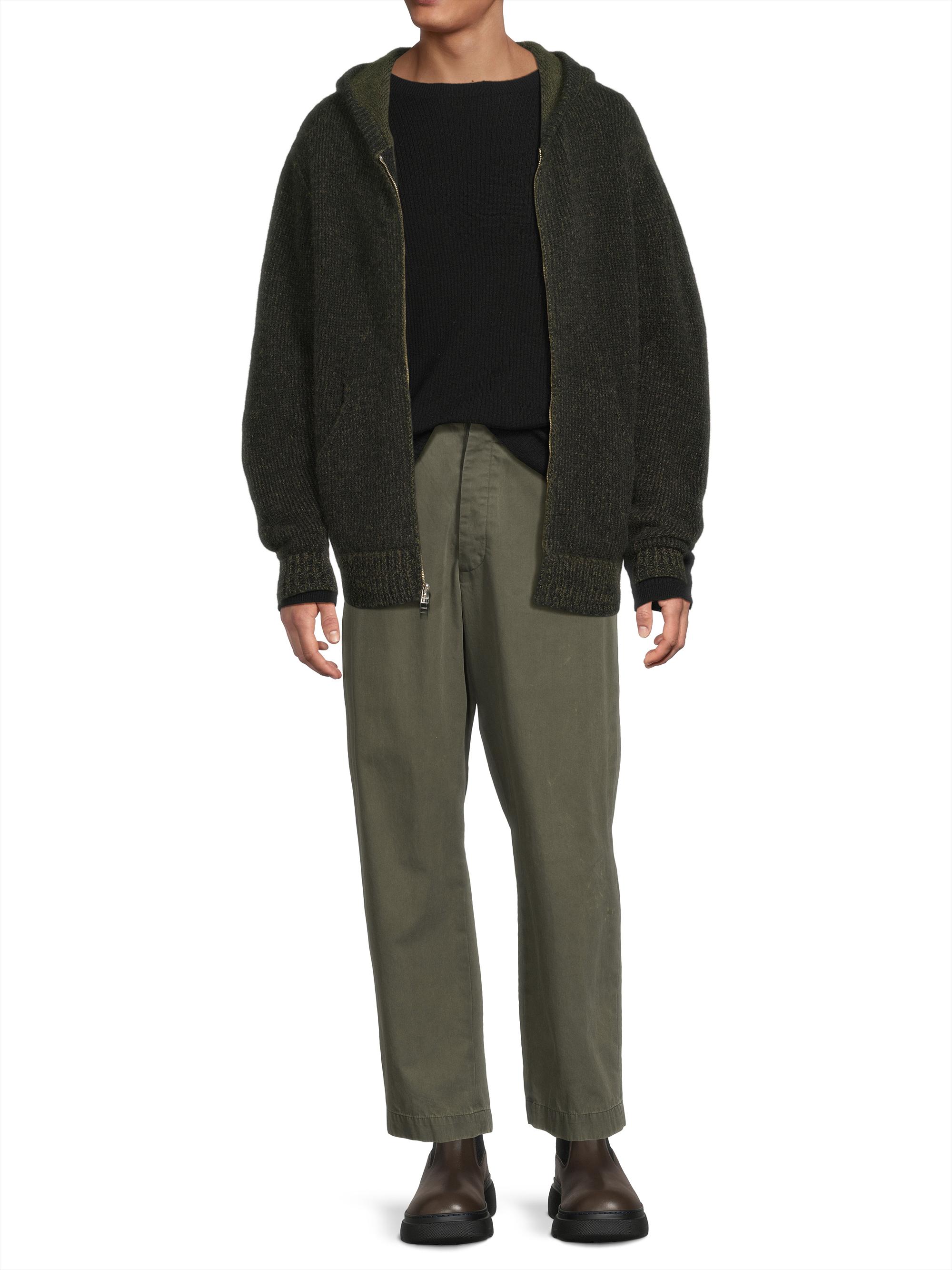 The Elder Statesman Rib-Knit Cashmere Zip Hoodie | Saks Fifth Avenue