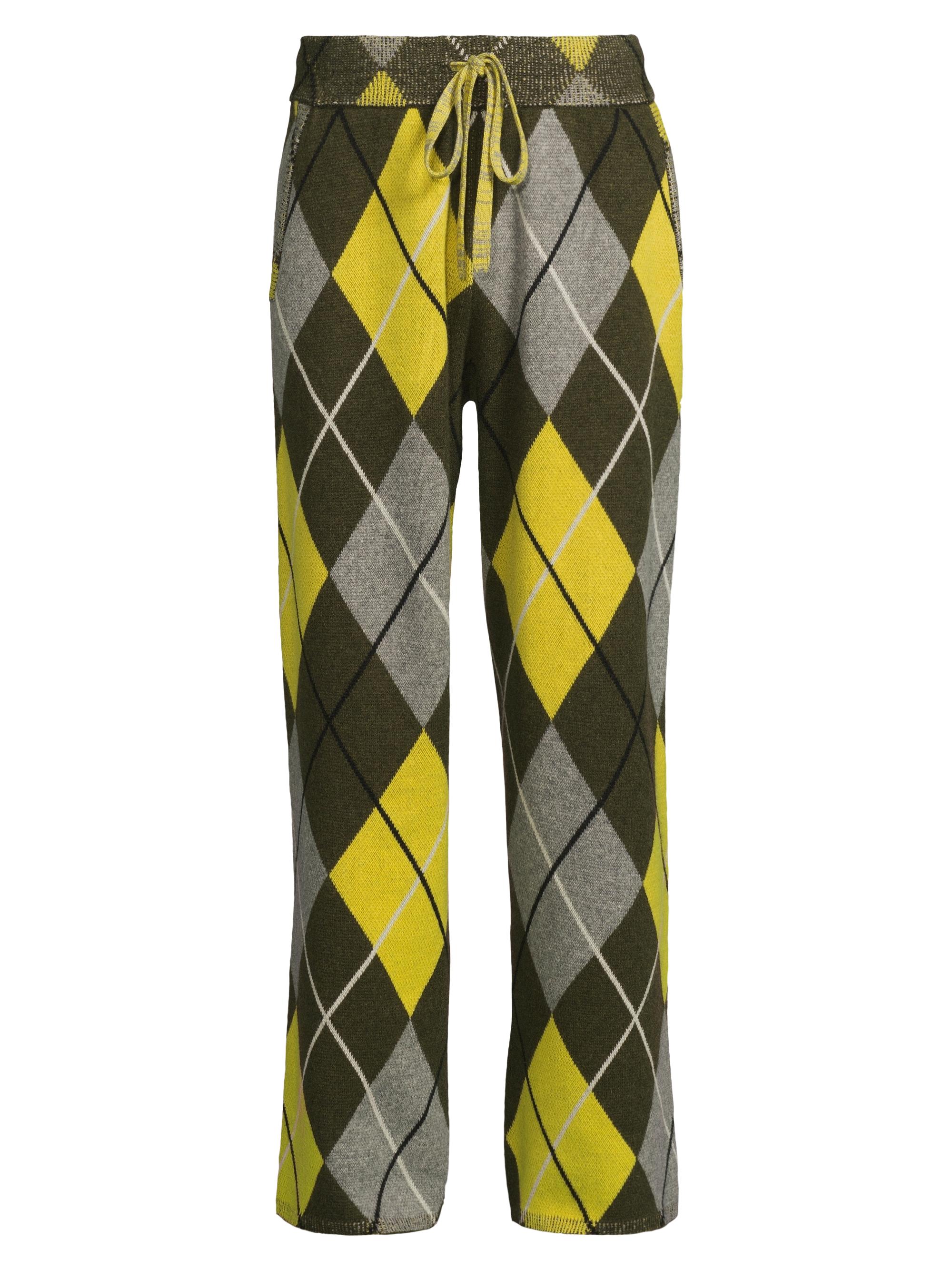 The Elder Statesman Argyle Cashmere Lounge Pants | Saks Fifth Avenue