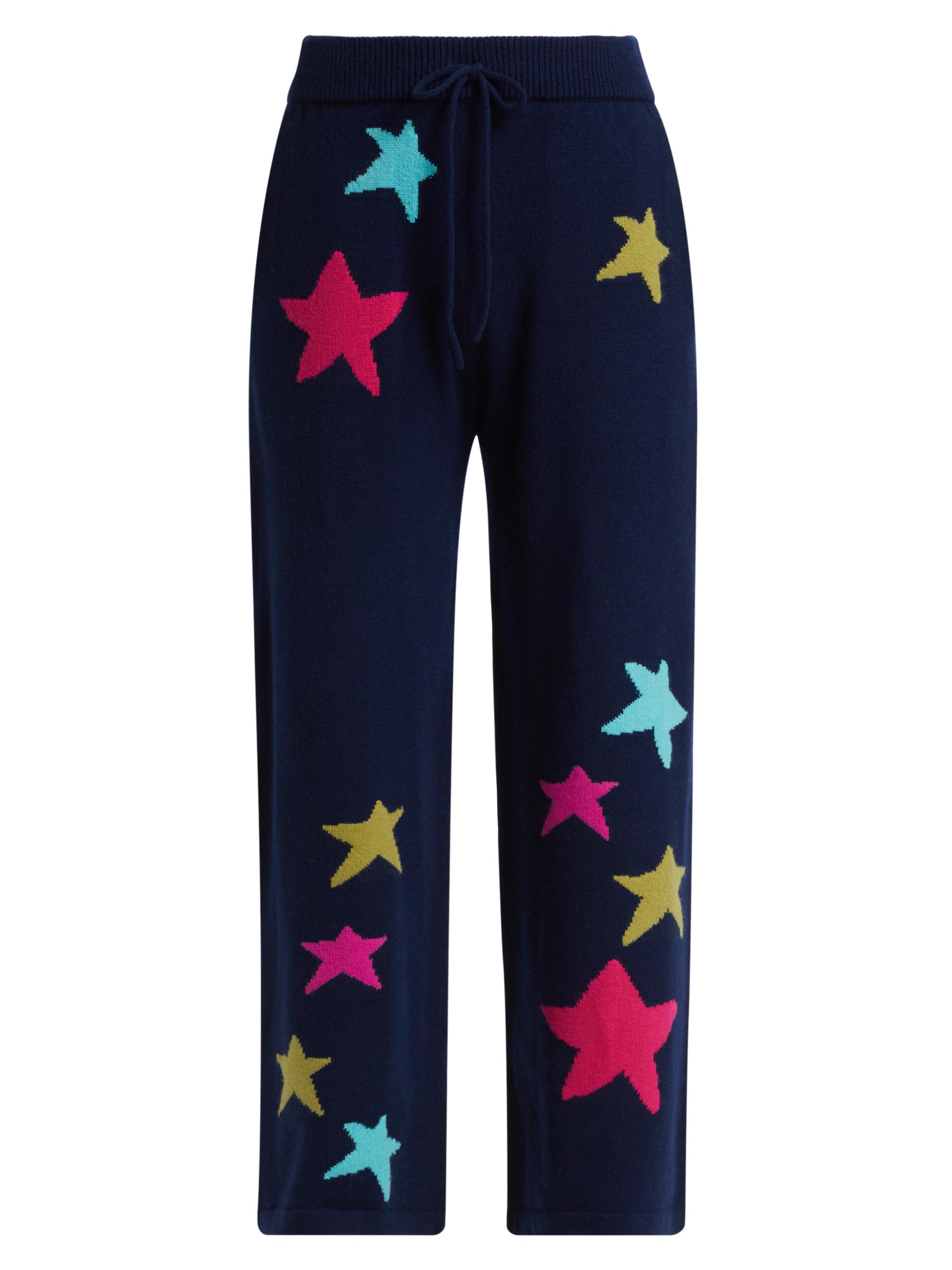 Kids Worldwide Men's Starry Night Wool-Cashmere Pants - Navy