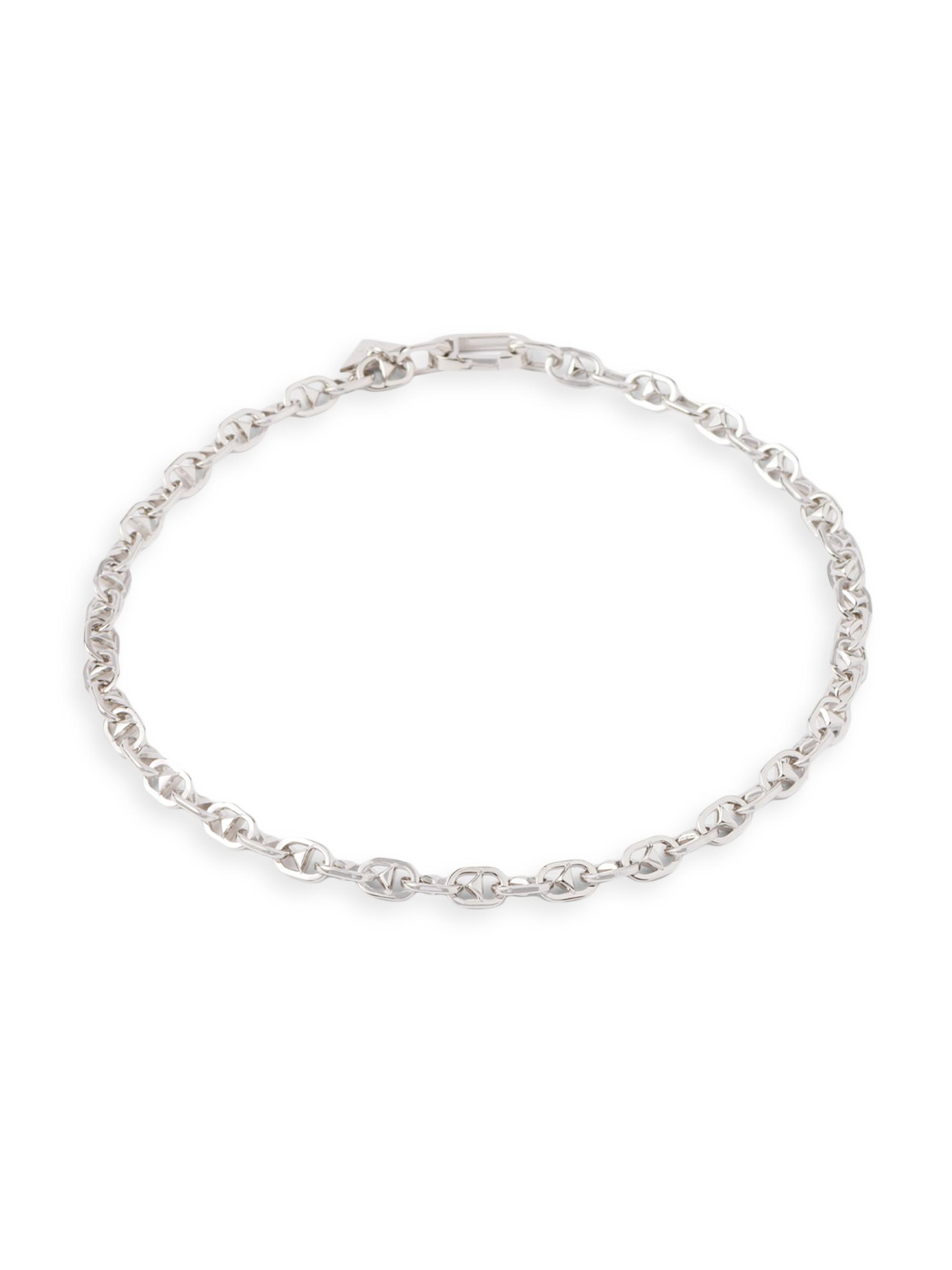 Prada Women's Metal Necklace - Silver
