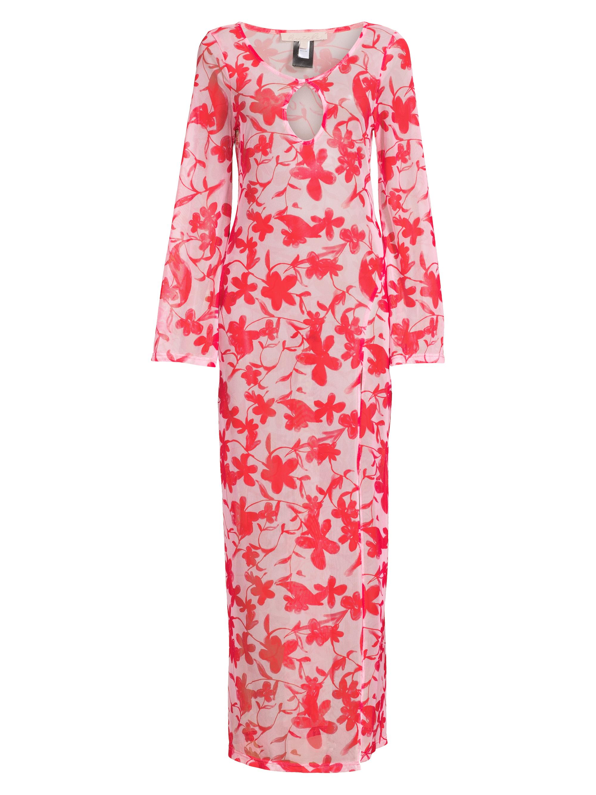 Hutch Women's Maebry Keyhole Maxi Dress - Lipstick Optimistic Floral