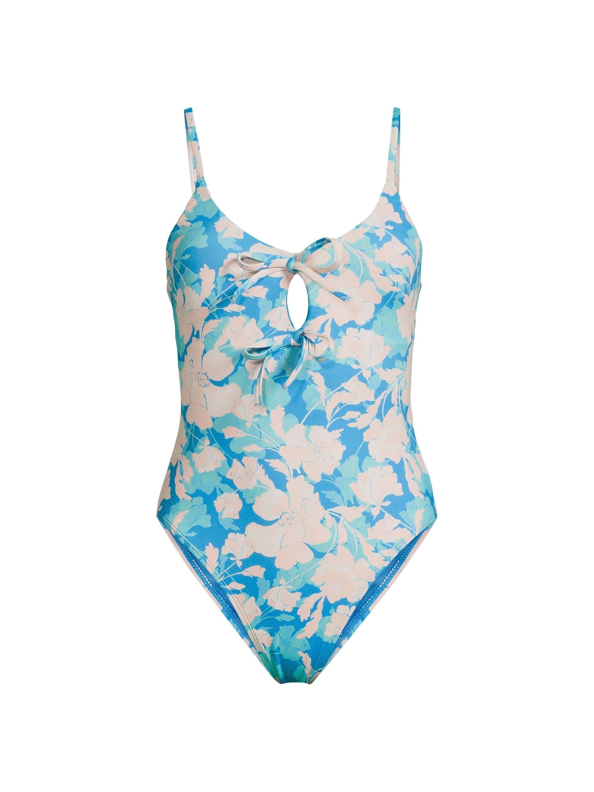 Hutch Women's Wiley Floral Bow One-Piece Swimsuit - Vintage Vining Floral