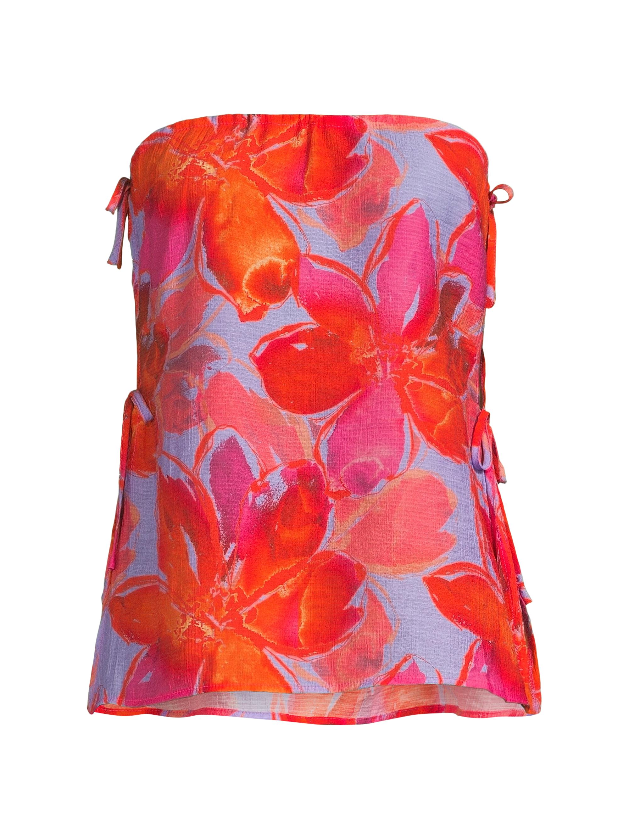 Hutch Women's Nixie Strapless Top - Watercolor Gardenia