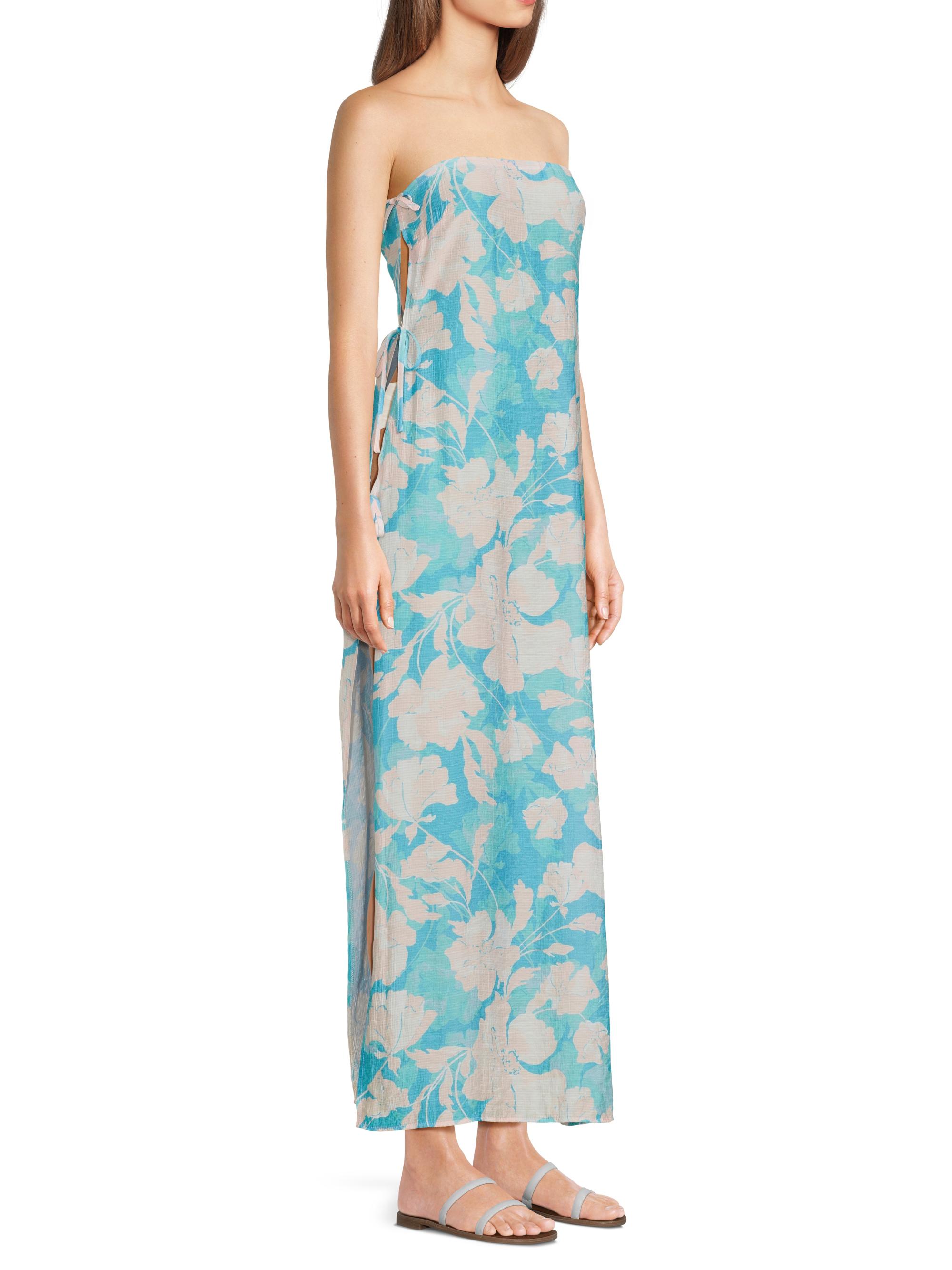 hutch strapless asymmetrical dress Henny Maxi Color:tiffny Luxurious Flower Girl Dress feminine designs maternity gown for
