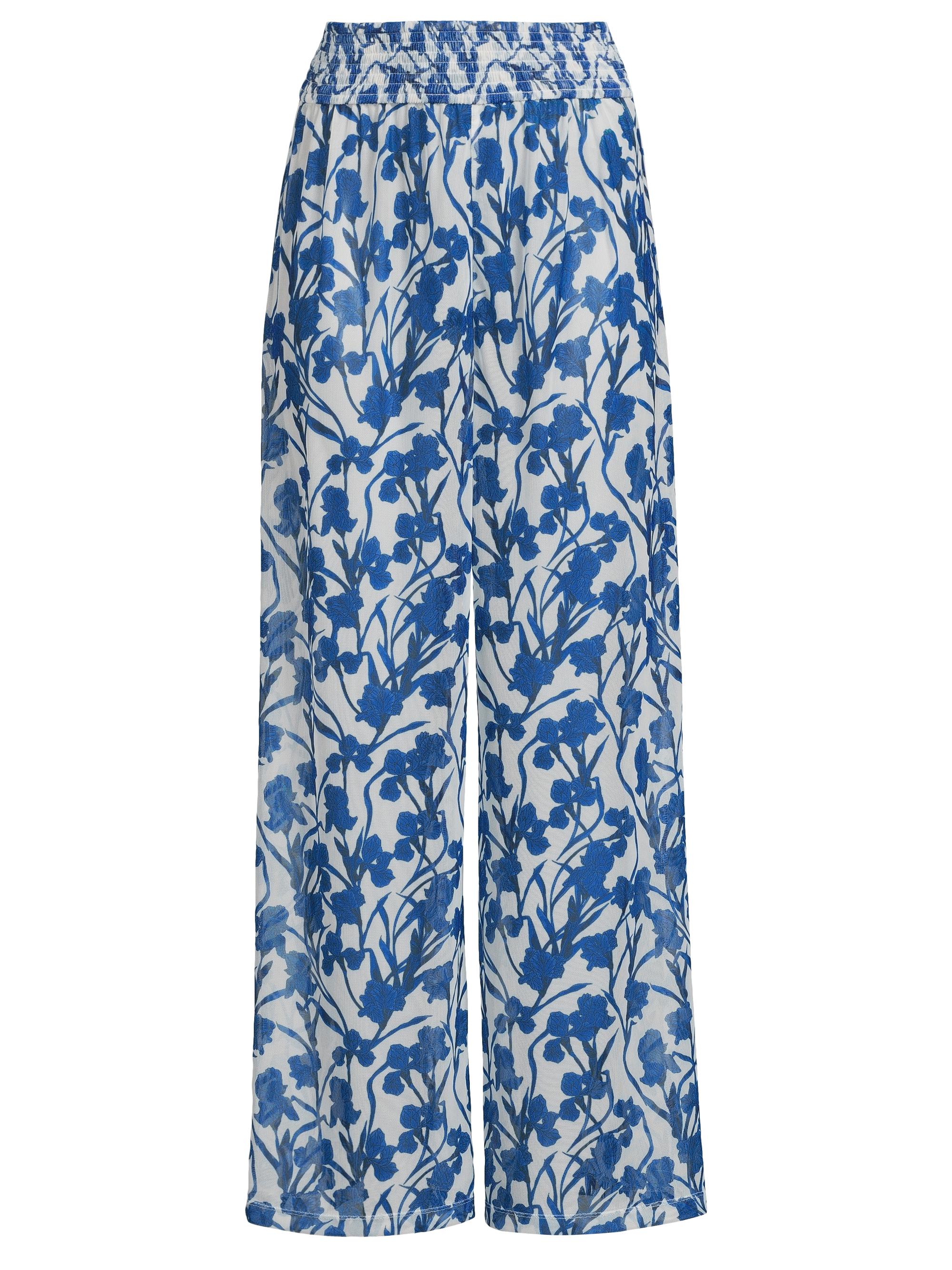 Hutch Women's Eliza Cover-Up Pants - Cobalt Vining Orchids